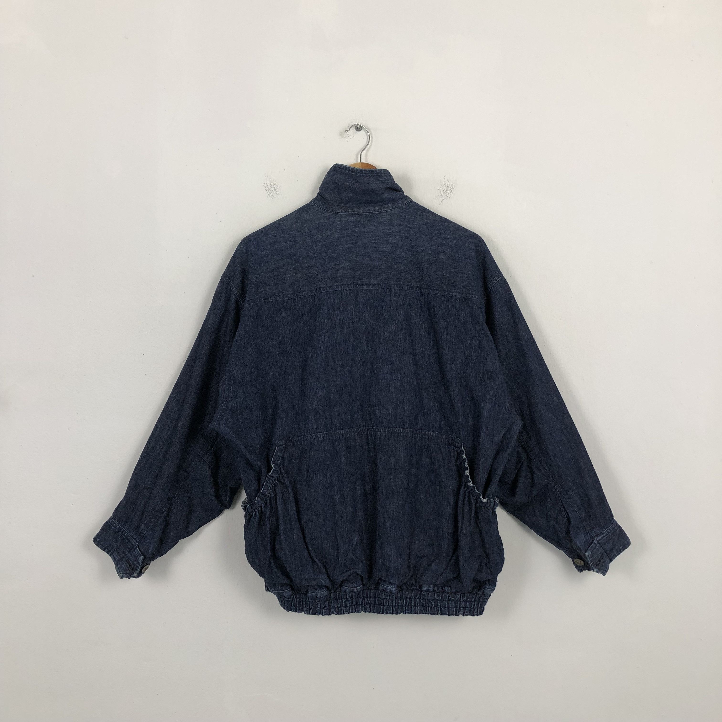 Issey Miyake × Tsumori Chisato × Vintage Vintage Chisato Tsumori Big Logo Denim Jacket Size US XXL / EU 58 / 5 - 7 Thumbnail