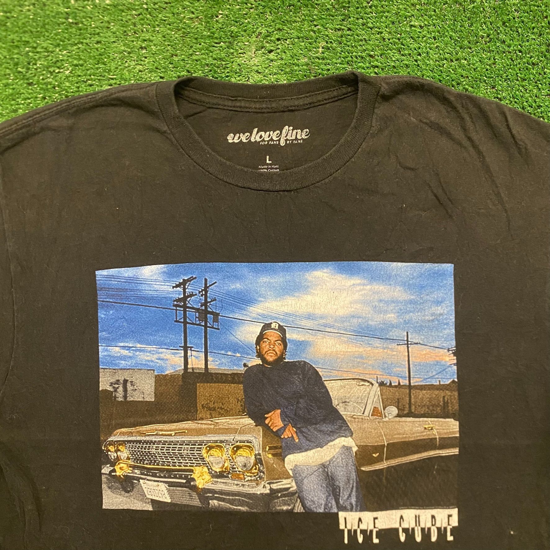 Rap Tees Ice Cube Vintage Crop Top Rap T-Shirt Size US L / EU 52-54 / 3 - 2 Thumbnail