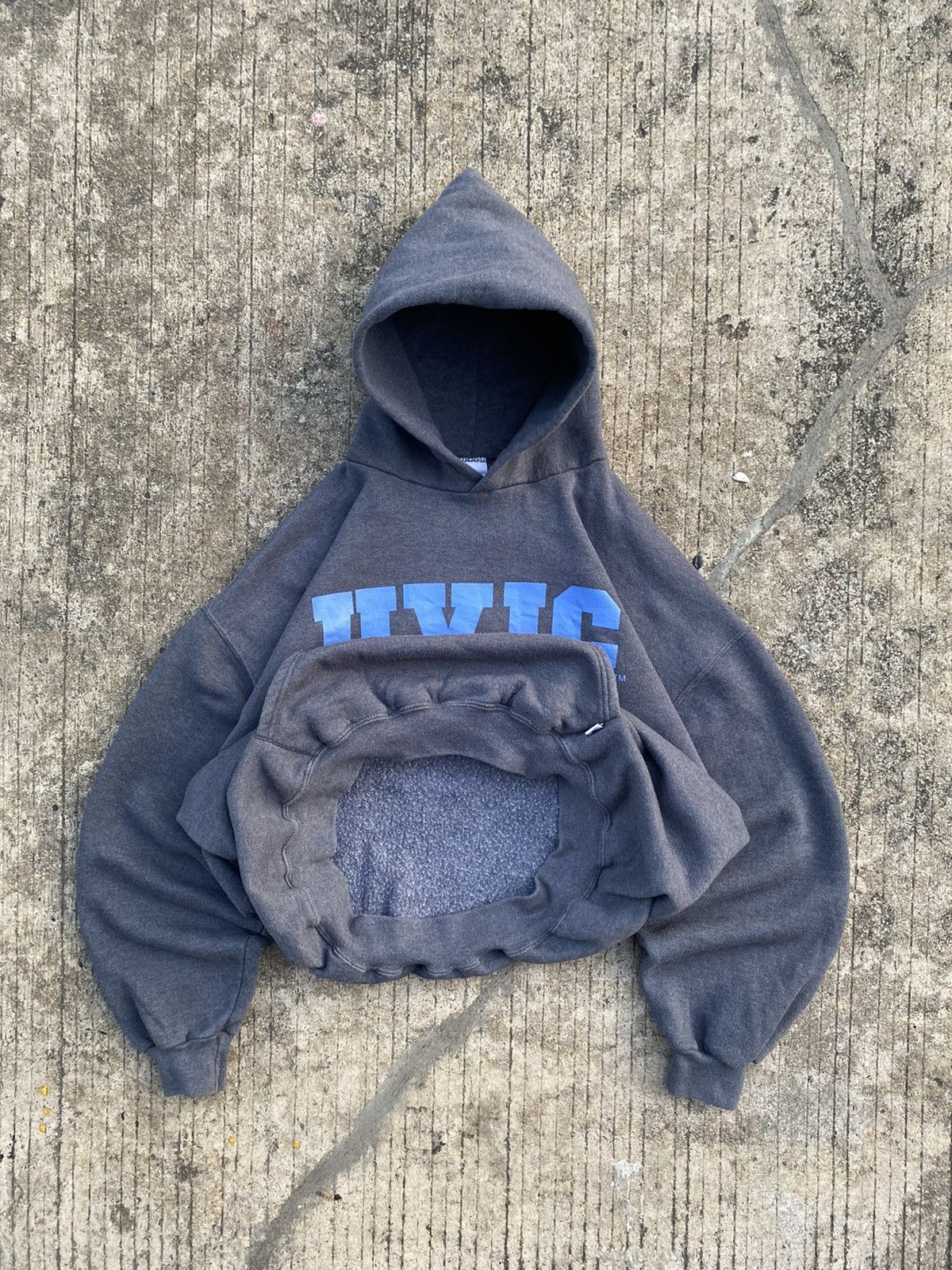 Russell Athletic 90's Boxy Russell Athletic Hoodie Gray Size US XL / EU 56 / 4 - 6 Thumbnail