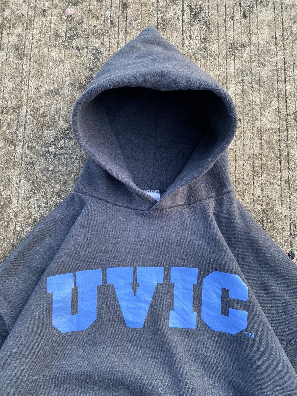 Russell Athletic 90's Boxy Russell Athletic Hoodie Gray Size US XL / EU 56 / 4 - 4 Thumbnail