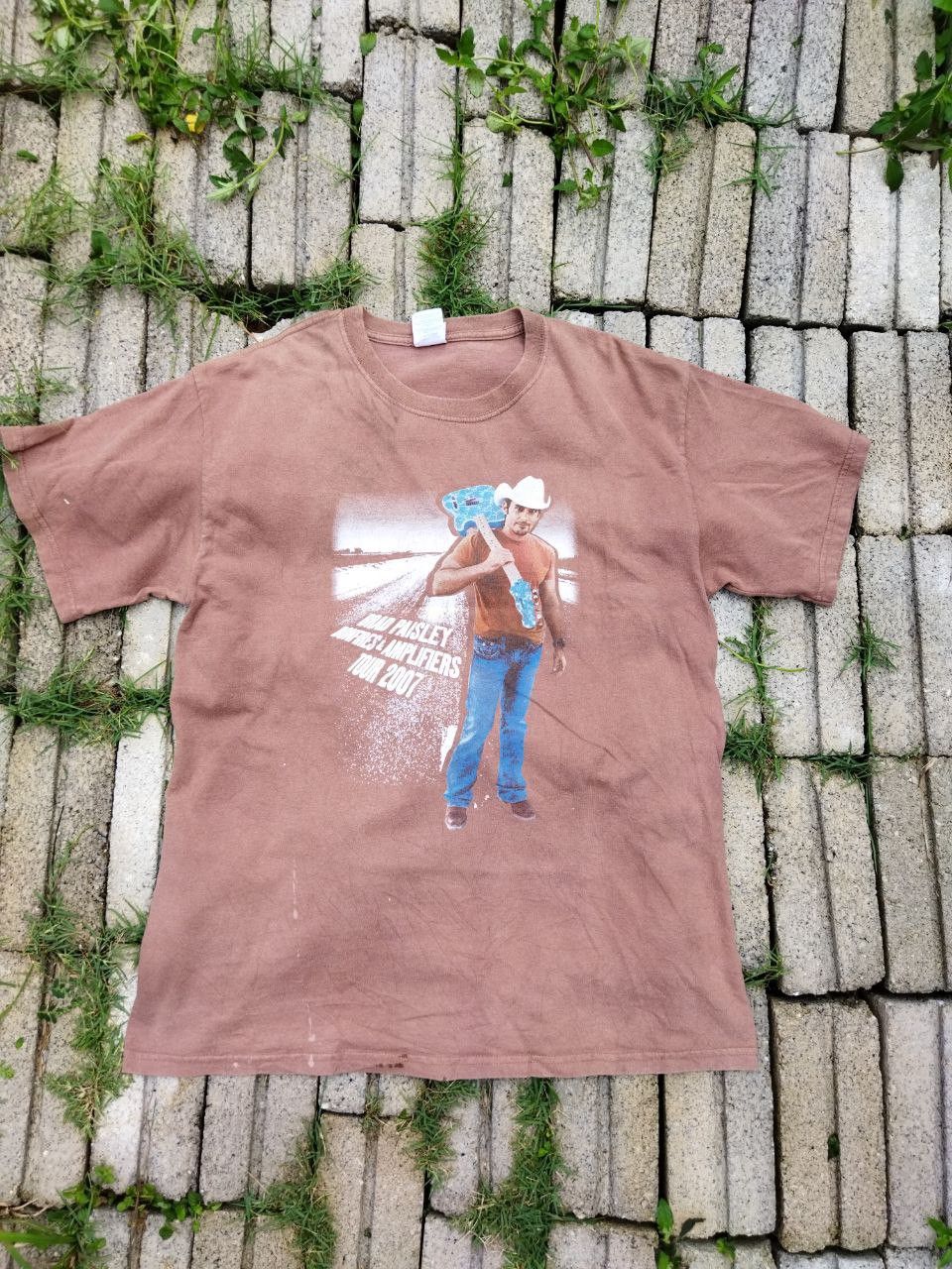 Vintage Brad Paisley Bonfires & Amplifiers Tour 2007 Tee