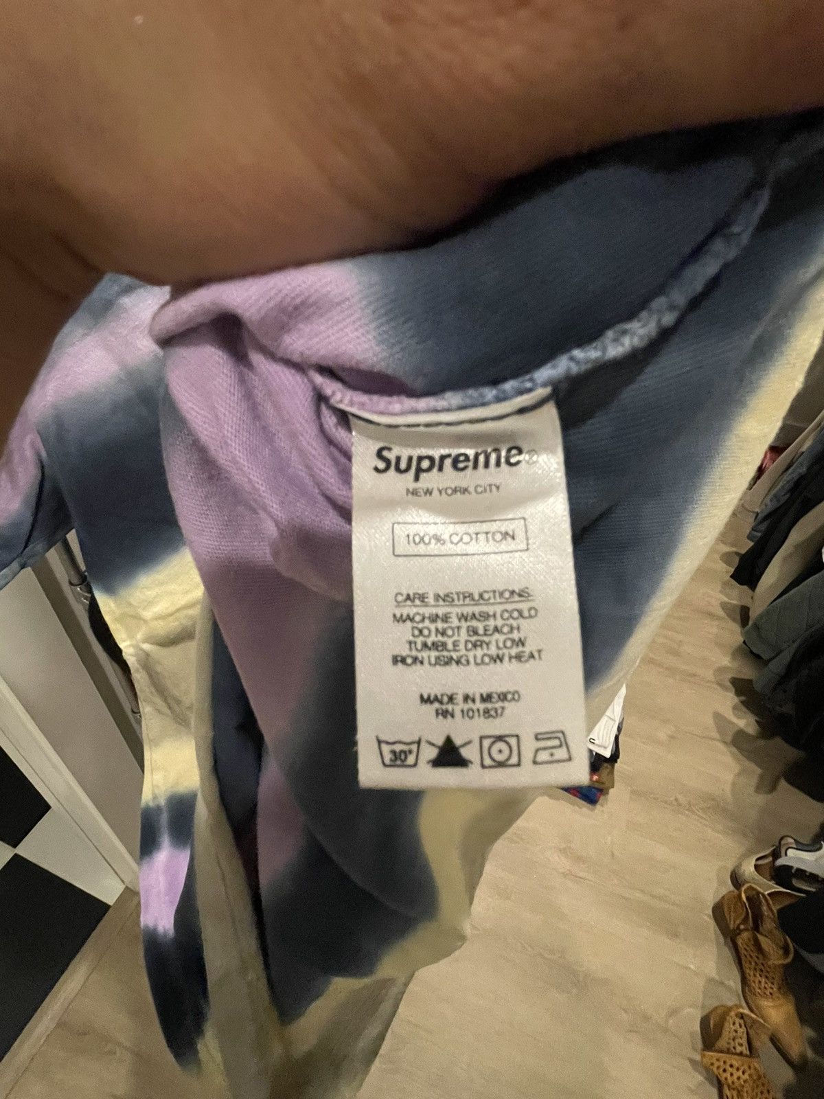 Supreme Supreme rainbow stripe tee Size US L / EU 52-54 / 3 - 3 Thumbnail