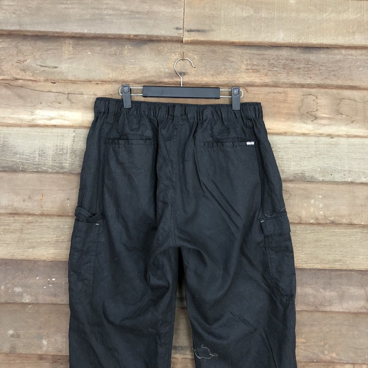 Japanese Brand Japanese Black Easy Cargo Pants #0544 Size US 30 / EU 46 - 9 Thumbnail