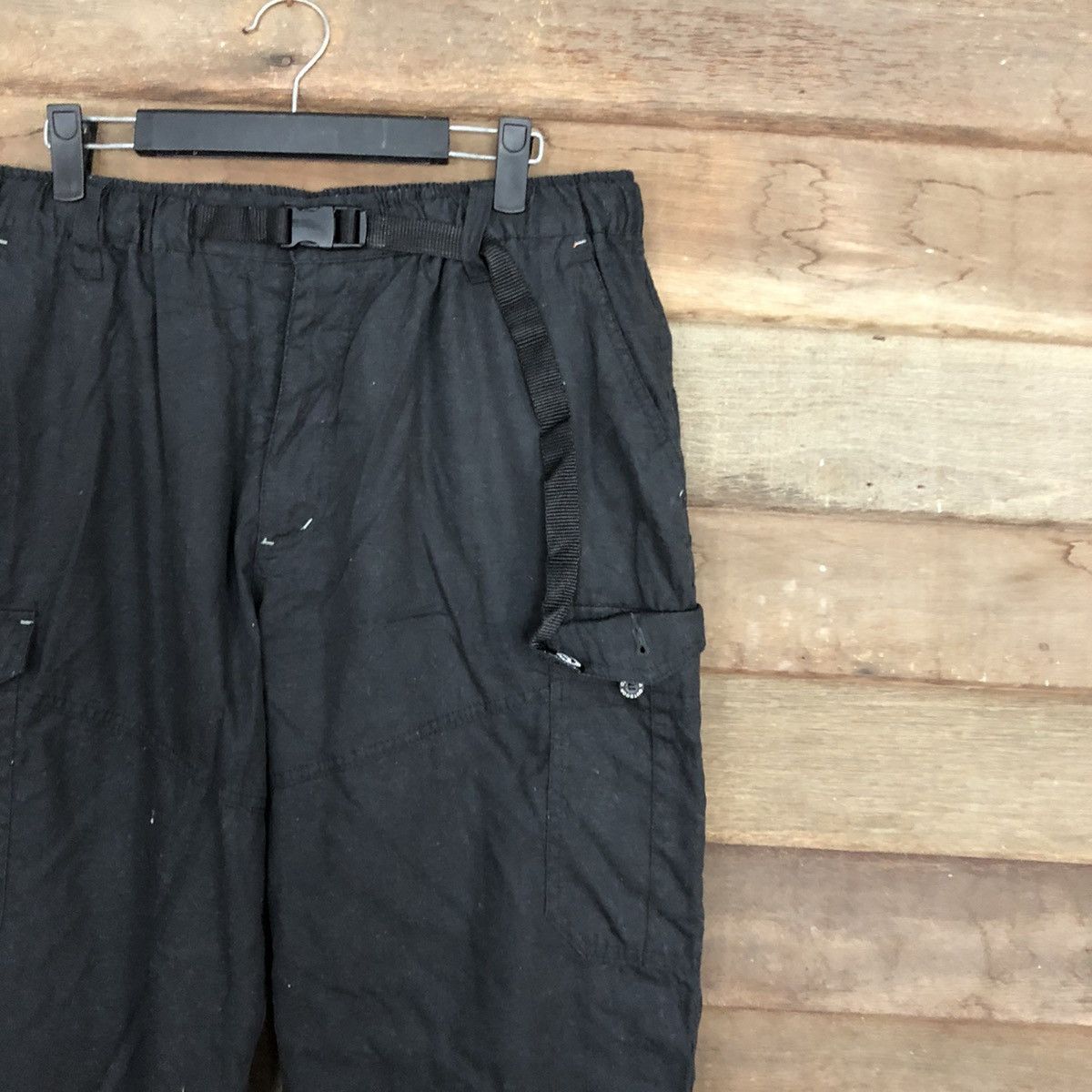 Japanese Brand Japanese Black Easy Cargo Pants #0544 Size US 30 / EU 46 - 5 Thumbnail