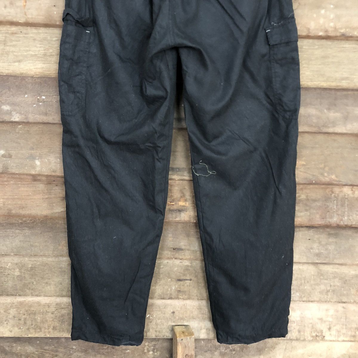Japanese Brand Japanese Black Easy Cargo Pants #0544 Size US 30 / EU 46 - 10 Thumbnail