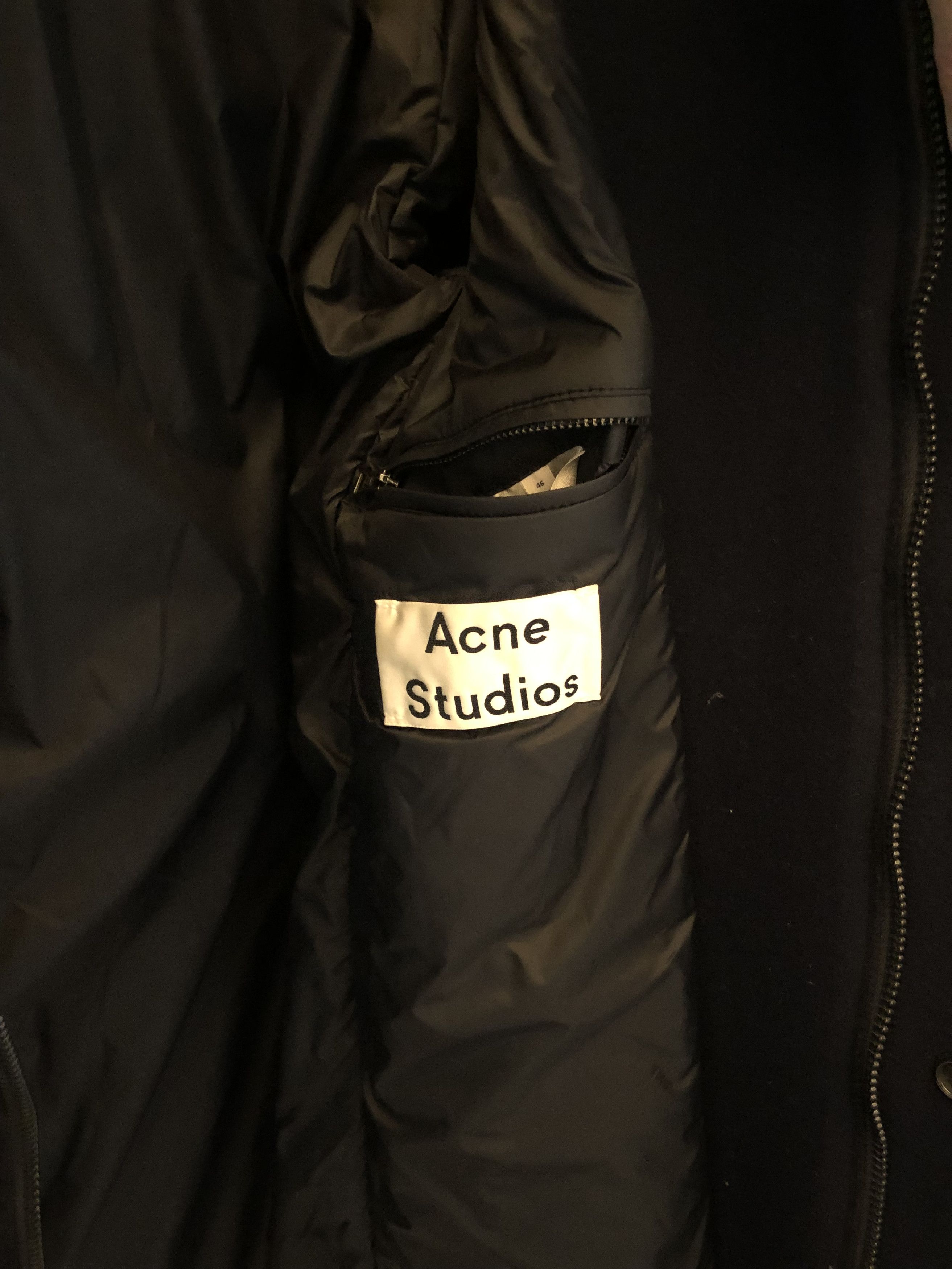 Acne Studios 46/S - Wool Milton Jacket - Navy Size US S / EU 44-46 / 1 - 18 Thumbnail
