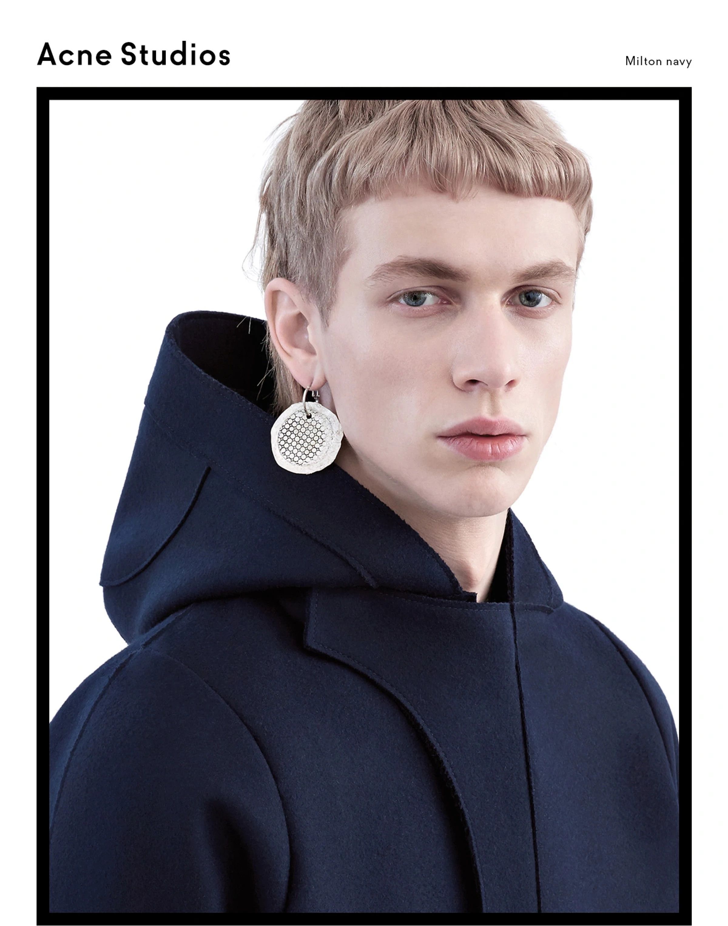 Acne Studios 46/S - Wool Milton Jacket - Navy Size US S / EU 44-46 / 1 - 3 Thumbnail