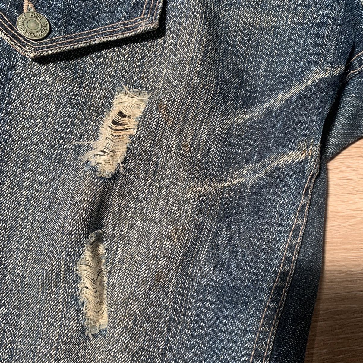 Japanese Brand × PPFM Ppfm dark wash sweater jeans Size US 33 - 5 Thumbnail