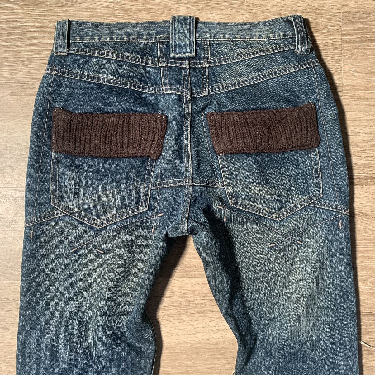 Japanese Brand × PPFM Ppfm dark wash sweater jeans Size US 33 - 4 Thumbnail