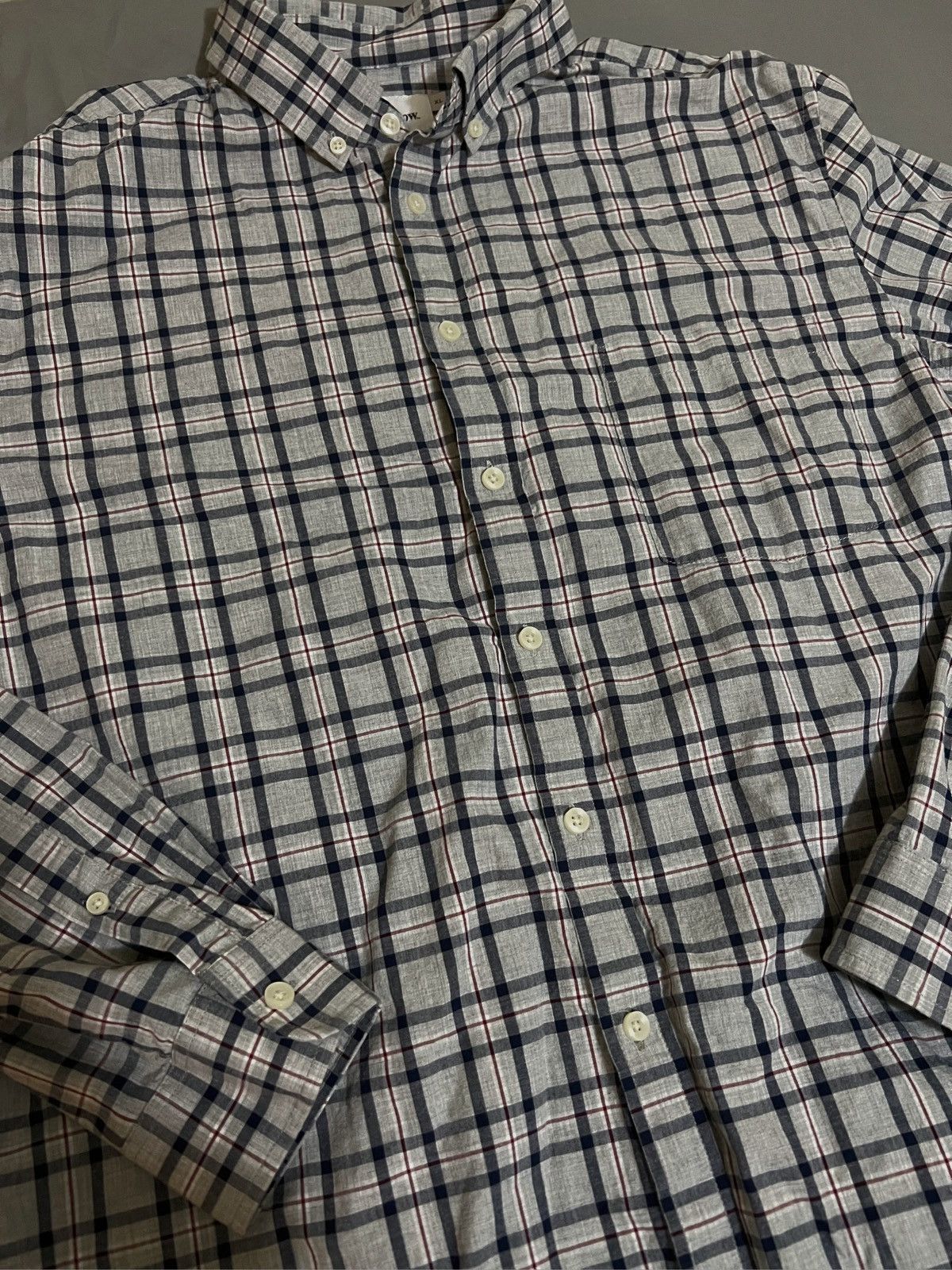 Target Basics Lightweight Flannel Button-Down polo Shirt Goodfellow & Co Size US XL / EU 56 / 4 - 2 Thumbnail