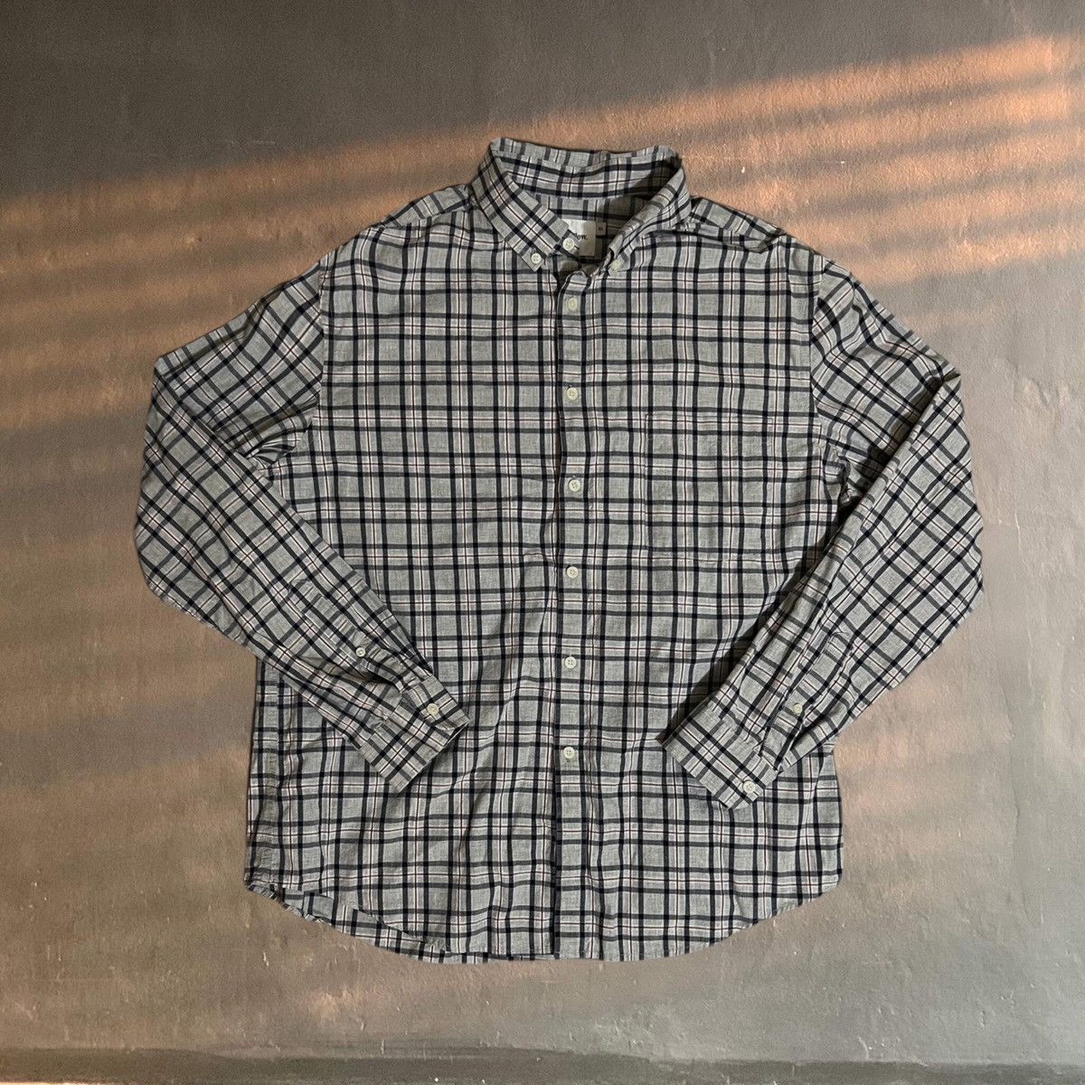 Target Basics Lightweight Flannel Button-Down polo Shirt Goodfellow & Co Size US XL / EU 56 / 4 - 1 Thumbnail