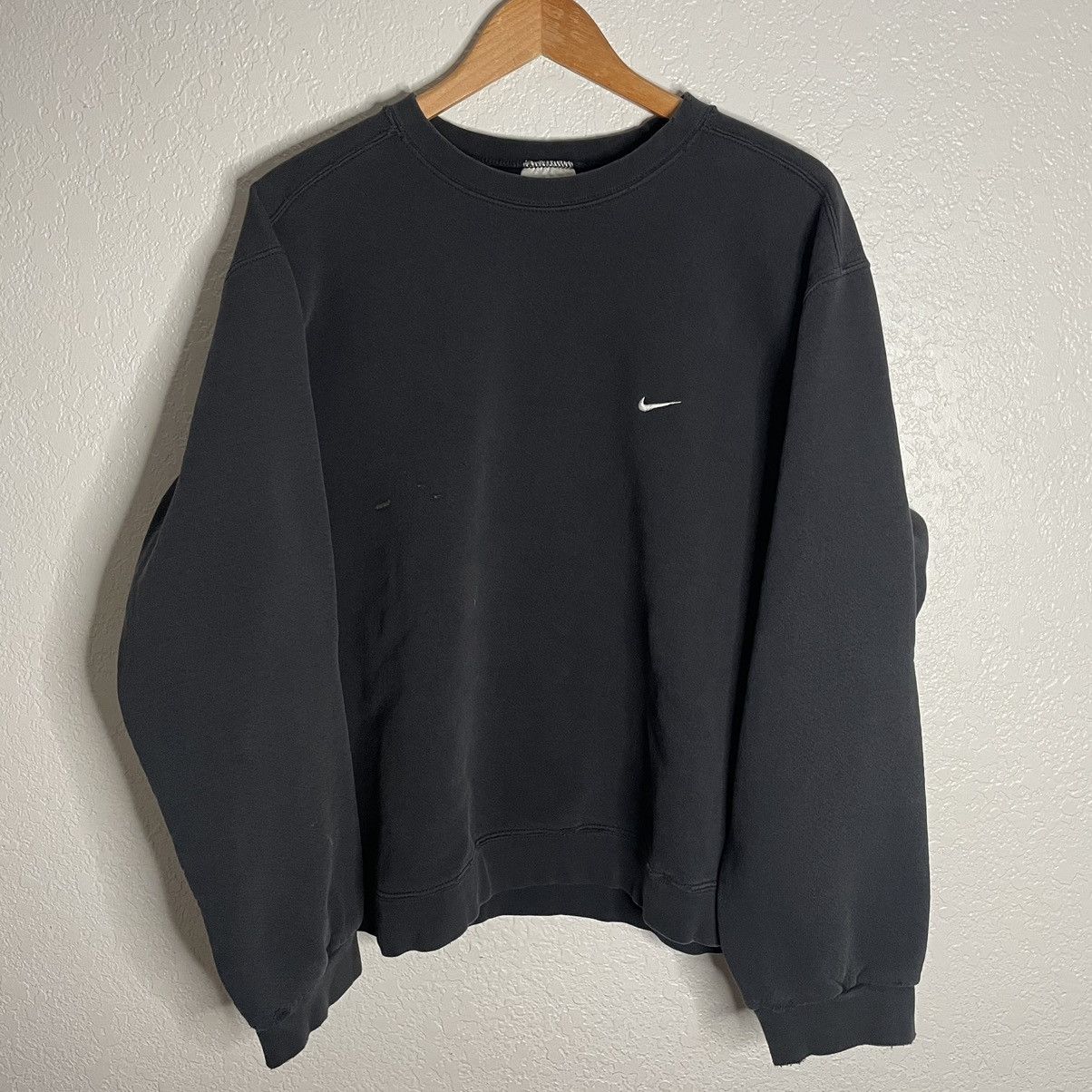 Nike Faded Black Nike Crewneck 1990s | Grailed