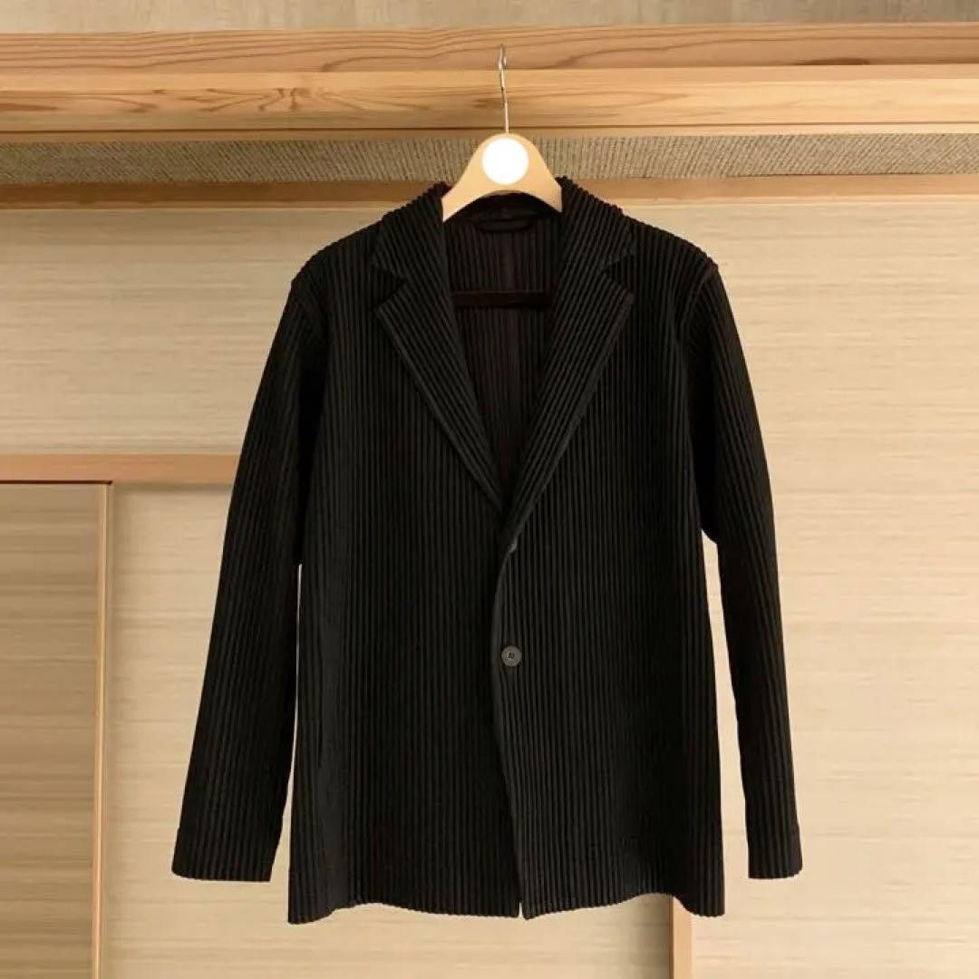 Issey miyake Homme plisse Pleated Tailored Jacket