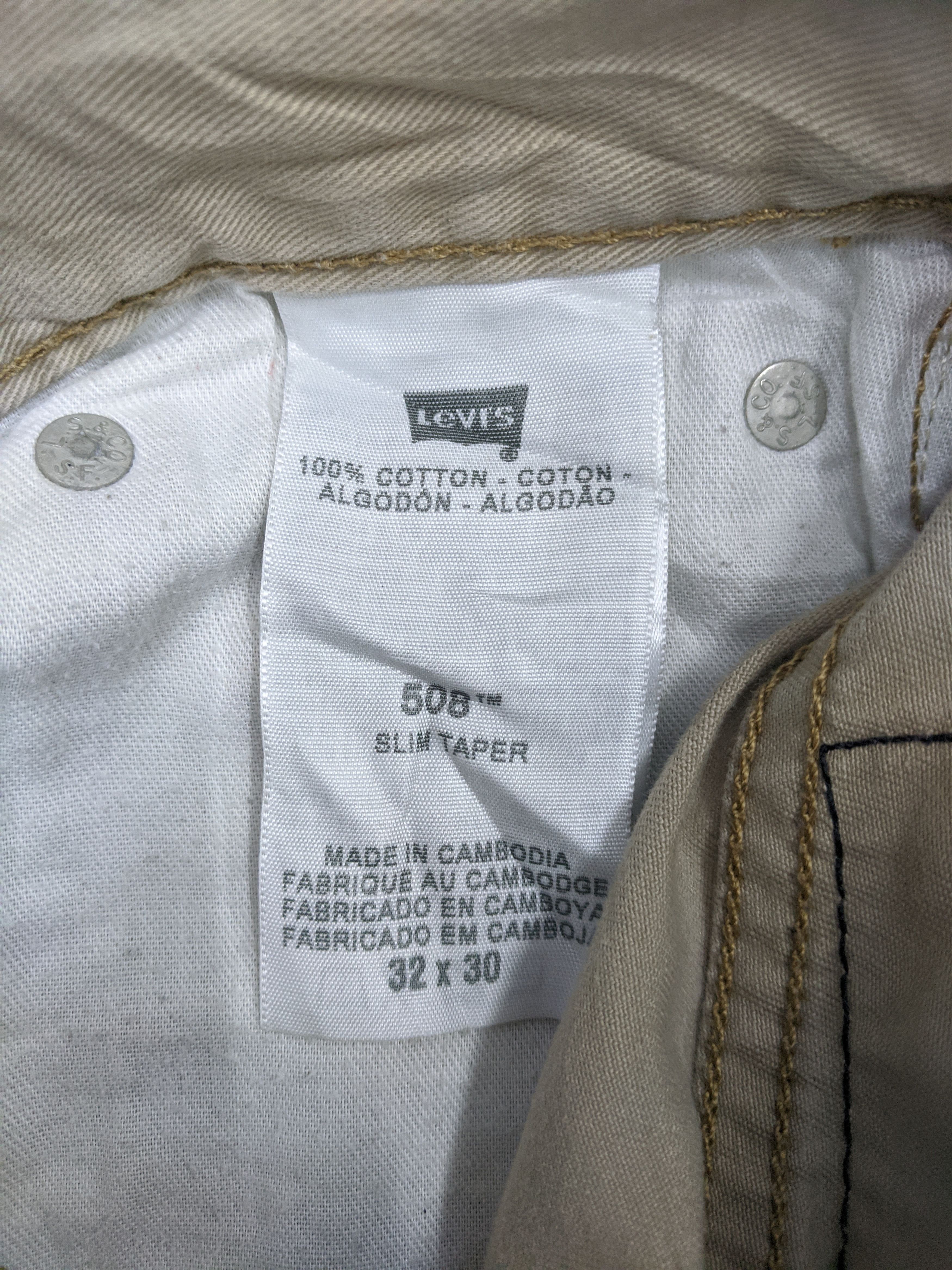 Levi's × Vintage Vintage Levis 508 Jeans DP0769 Size US 34 / EU 50 - 6 Thumbnail