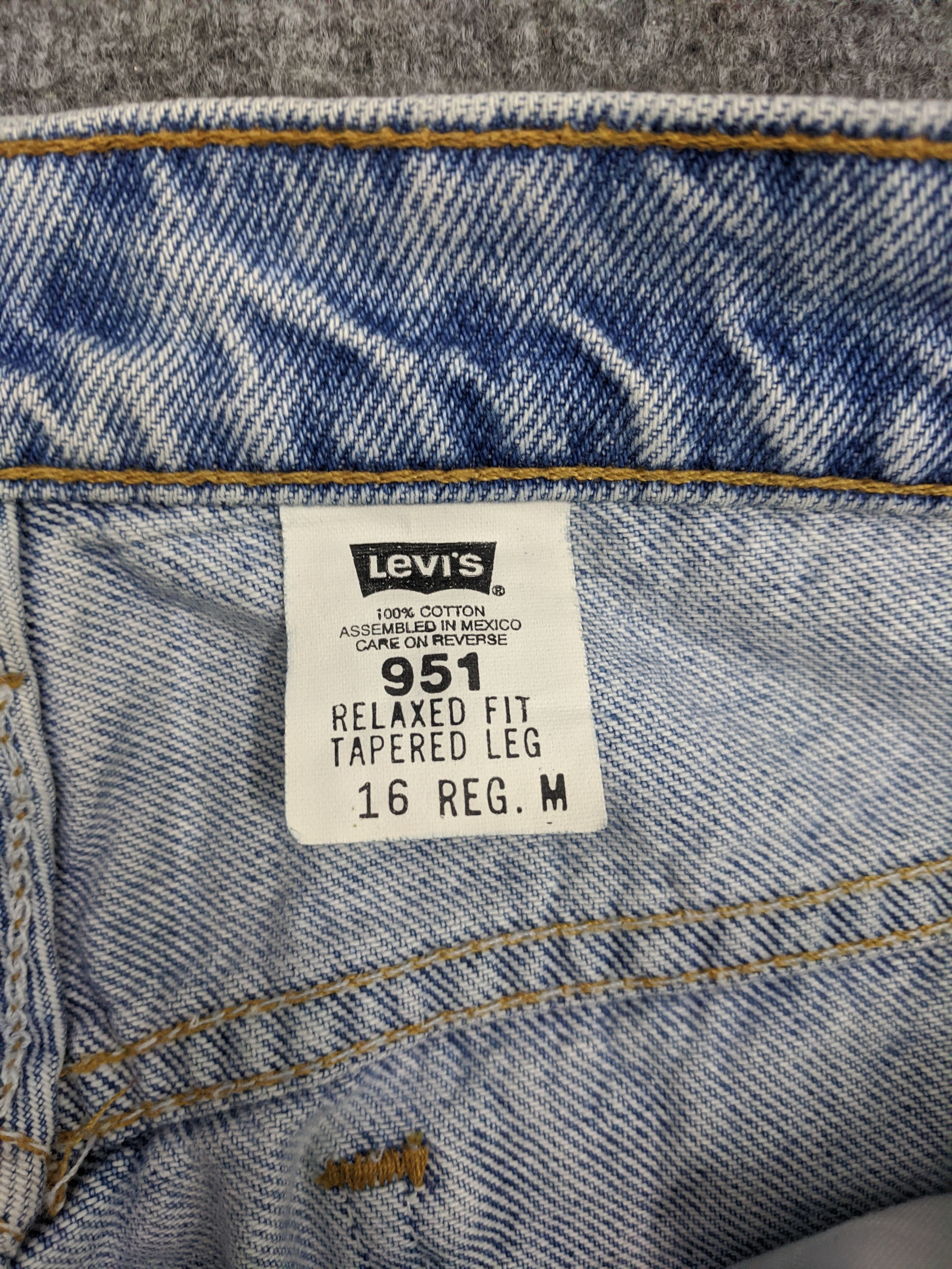 Levi's × Vintage Vintage Levis 951 jeans DP0777 Size US 34 / EU 50 - 6 Thumbnail