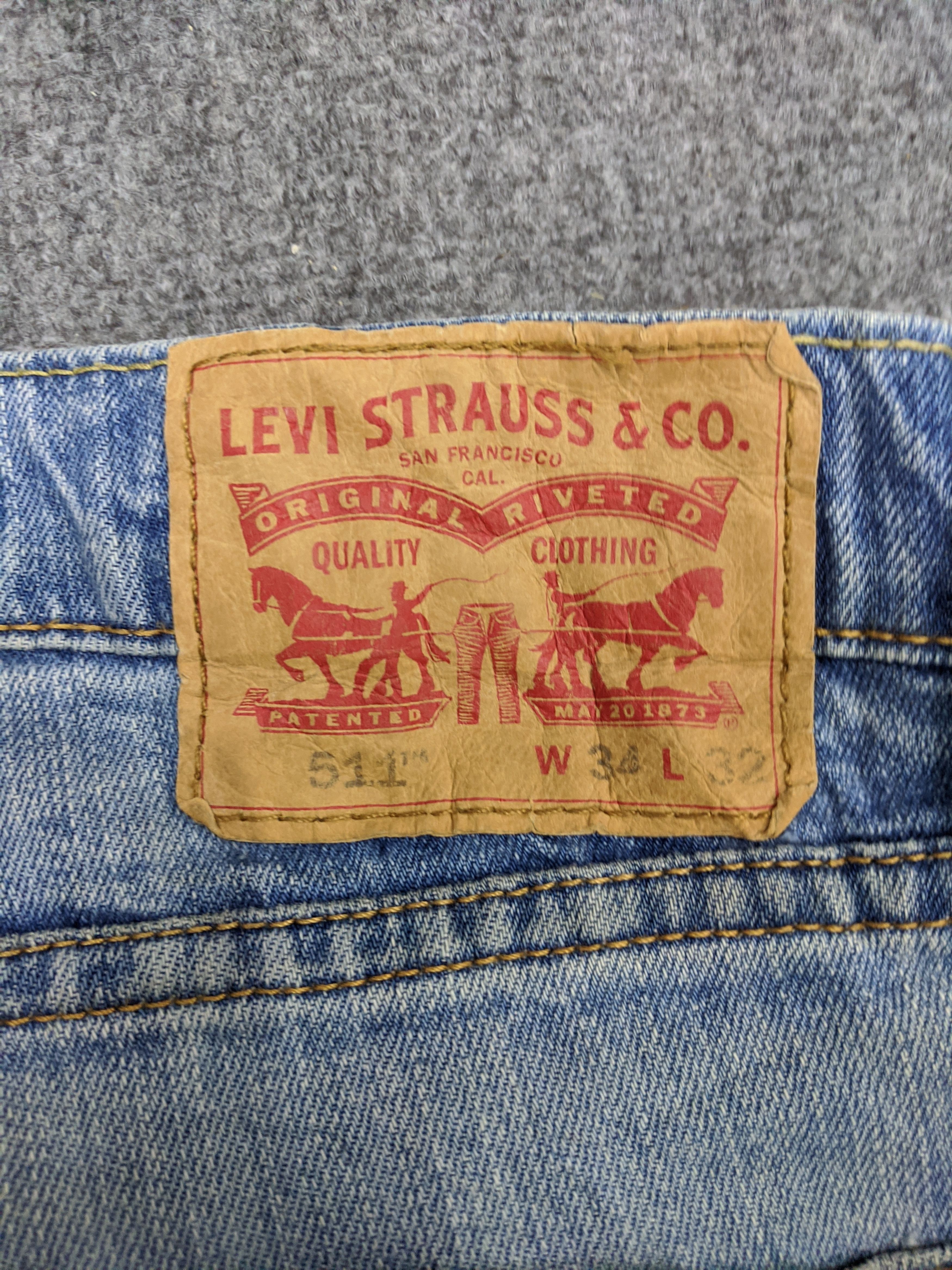Levi's × Vintage Vintage Levis 511 Jeans DP0778 Size US 34 / EU 50 - 5 Thumbnail