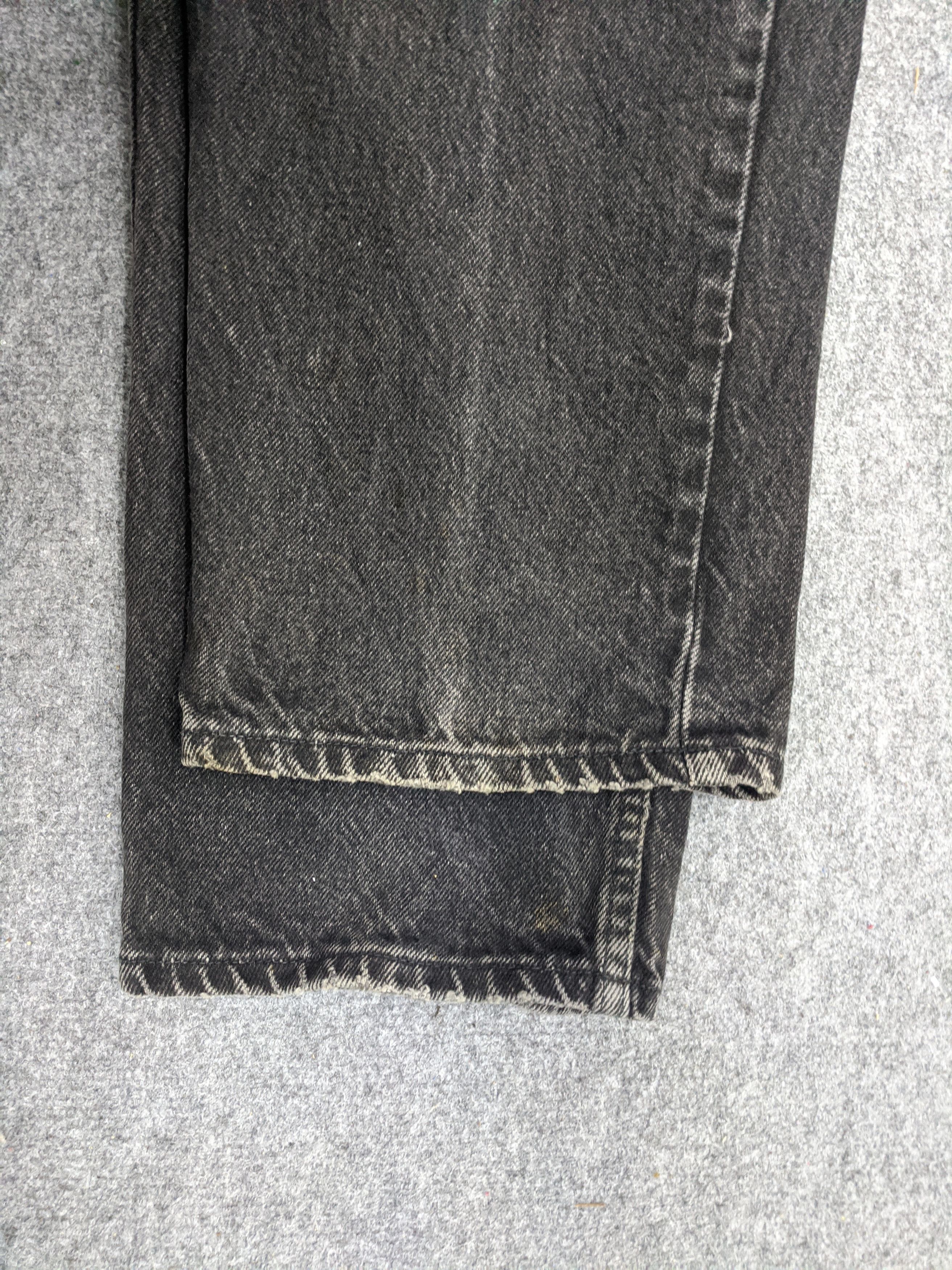 Levi's Vintage 80s Levis 535 Faded Black Jeans DP0779 Size US 36 / EU 52 - 11 Thumbnail