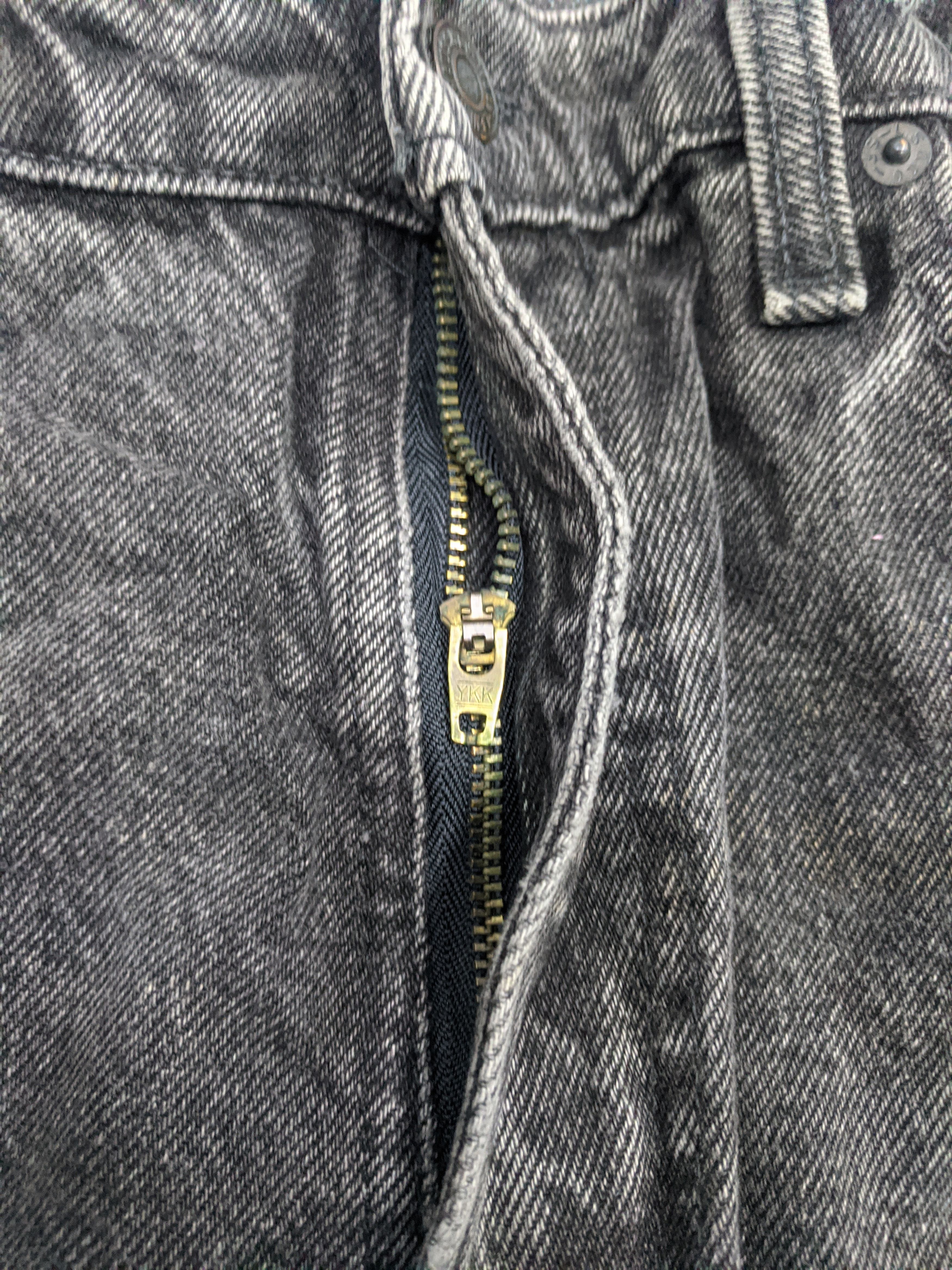 Levi's Vintage 80s Levis 535 Faded Black Jeans DP0779 Size US 36 / EU 52 - 10 Thumbnail