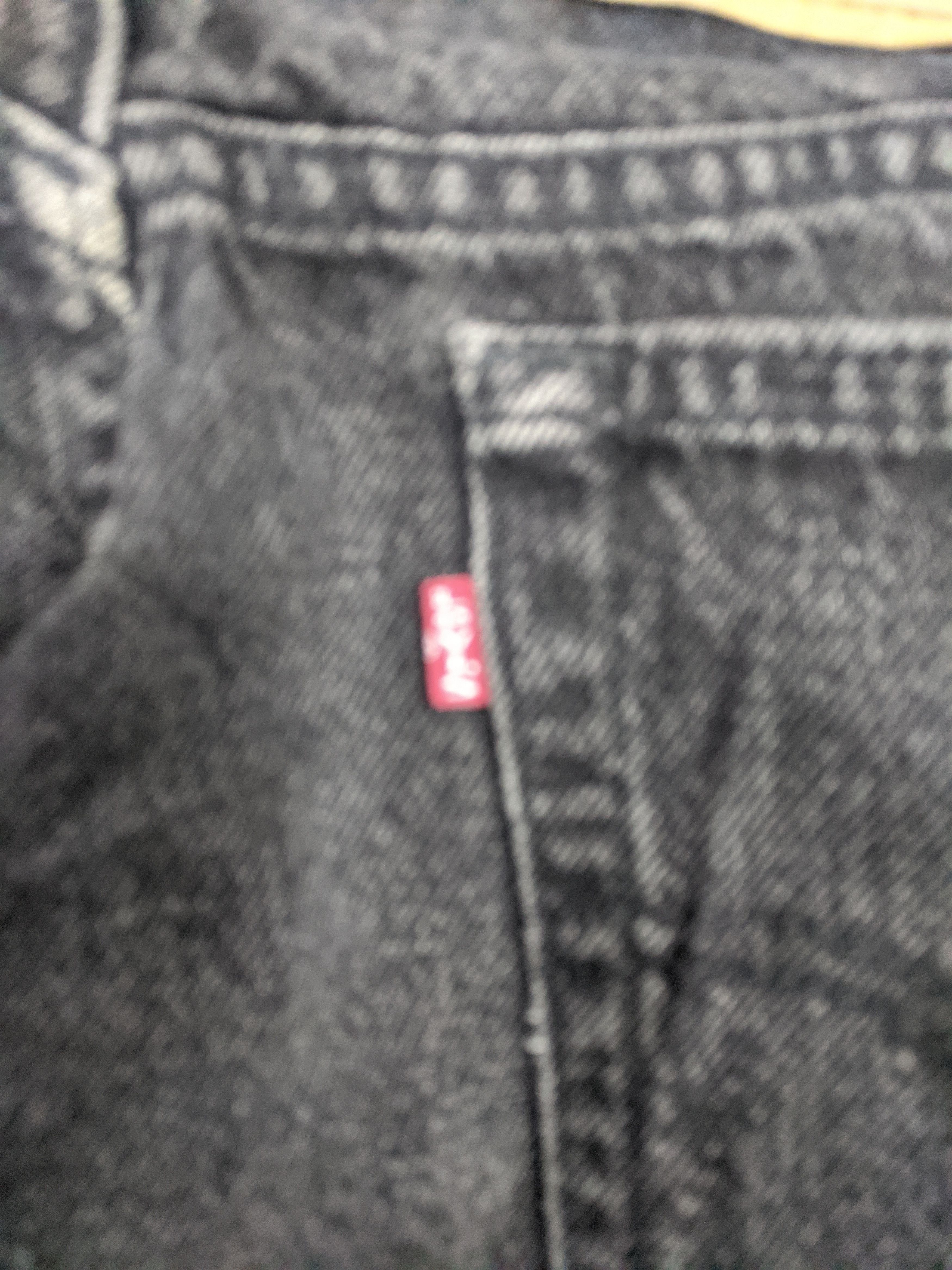 Levi's Vintage 80s Levis 535 Faded Black Jeans DP0779 Size US 36 / EU 52 - 14 Thumbnail