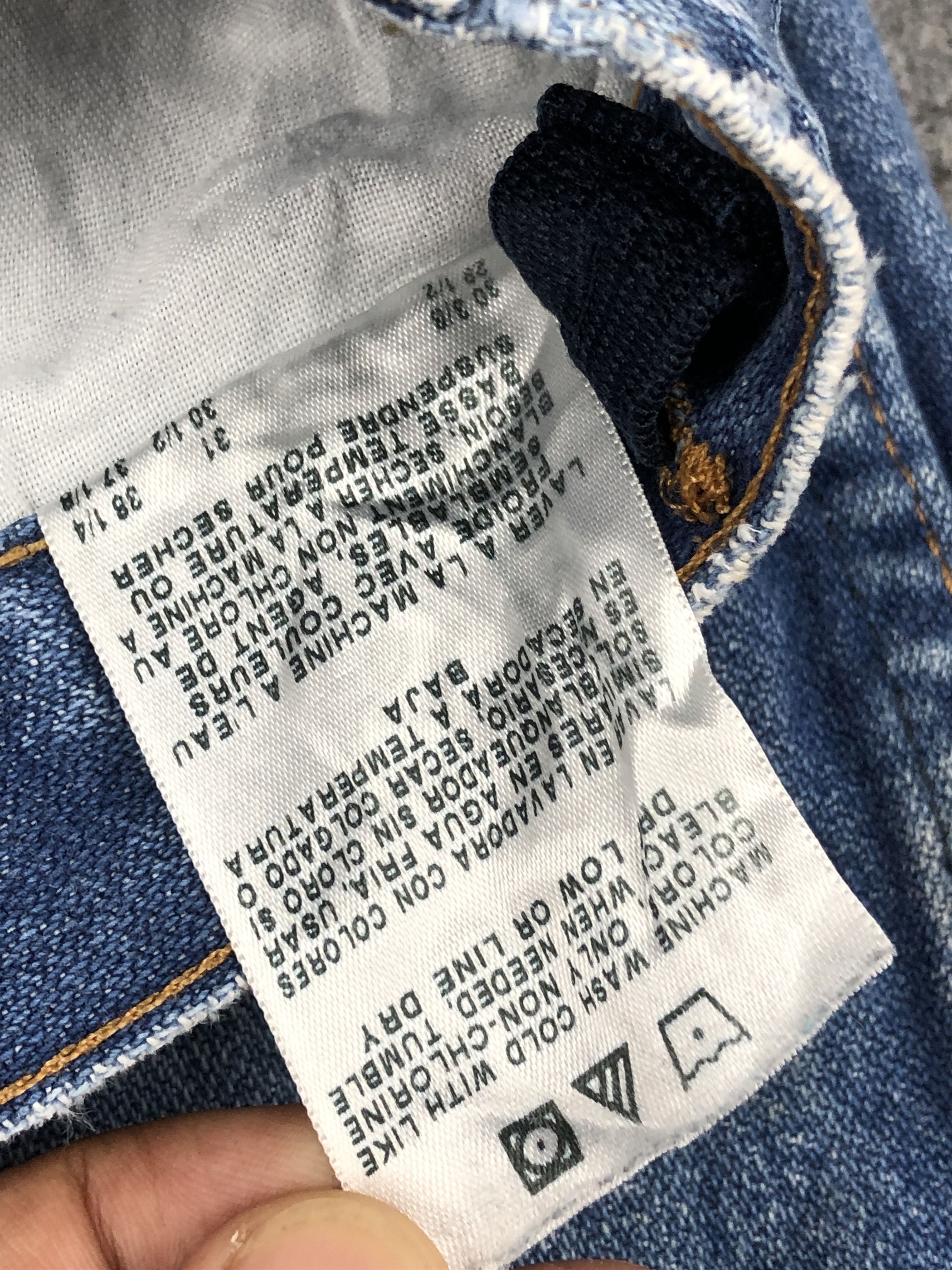Vintage Vintage Wrangler Blue Denim Jeans DP1680 Size US 28 / EU 44 - 7 Thumbnail