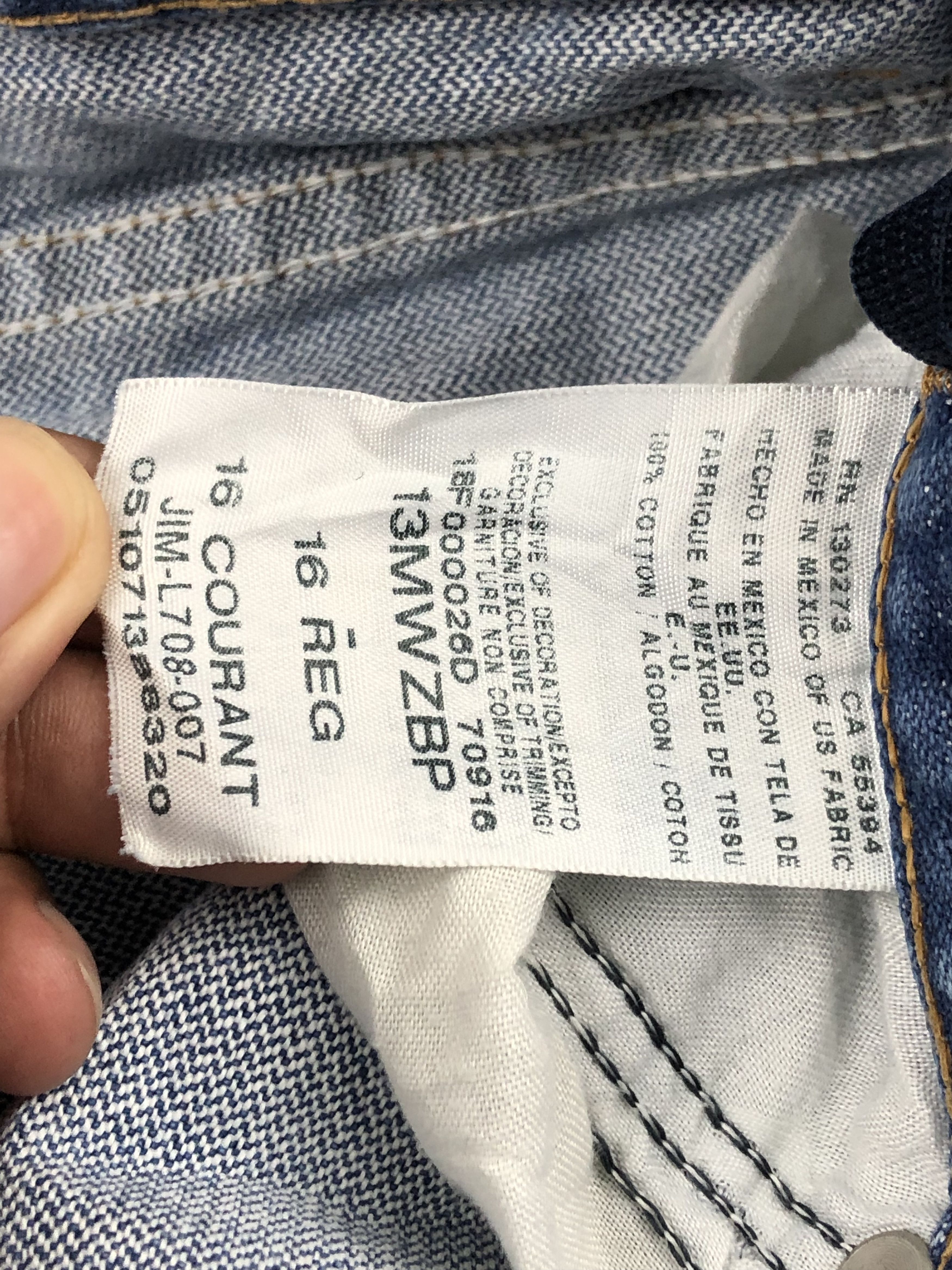 Vintage Vintage Wrangler Blue Denim Jeans DP1680 Size US 28 / EU 44 - 6 Thumbnail