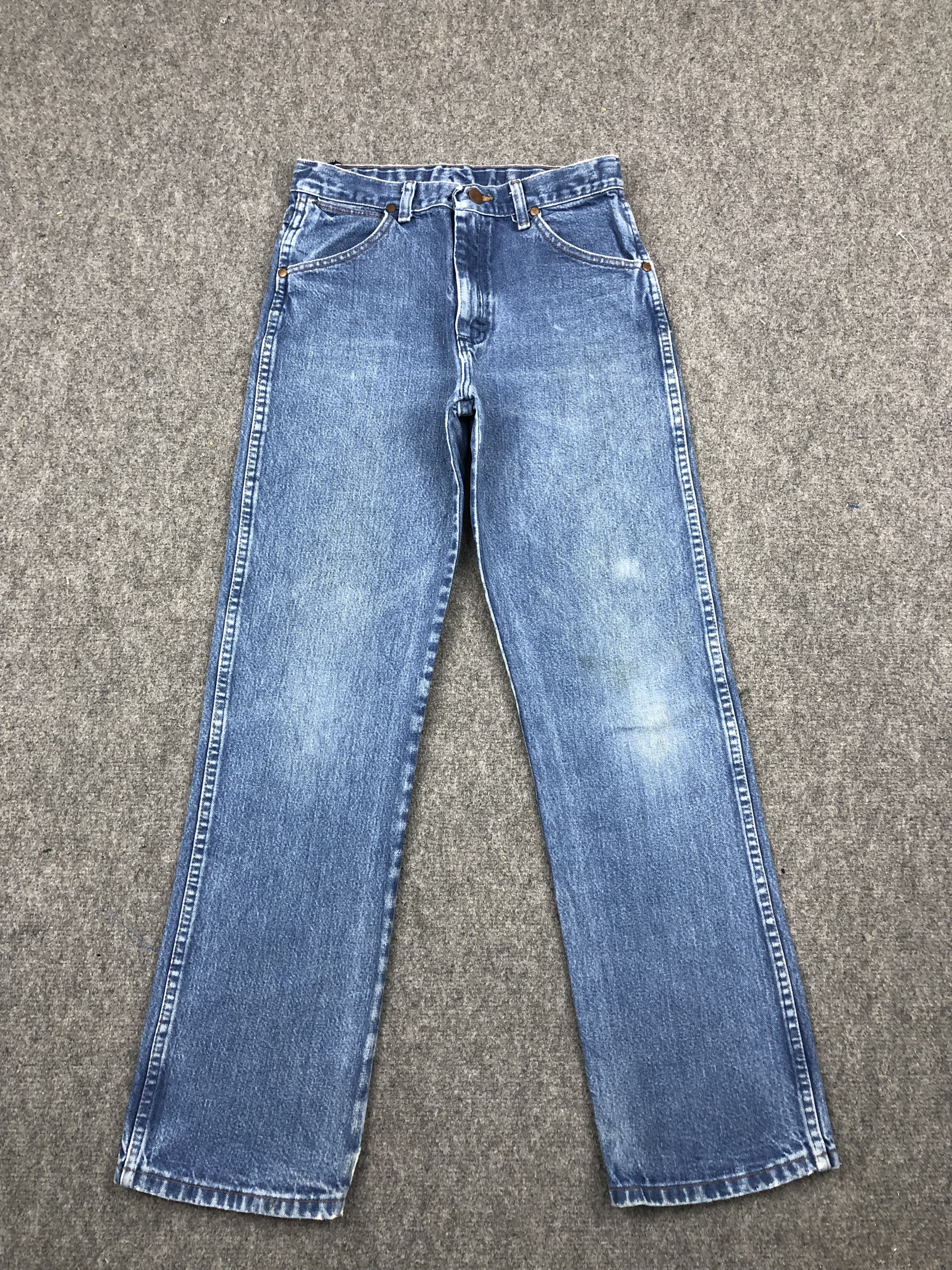 Vintage Vintage Wrangler Blue Denim Jeans DP1680 Size US 28 / EU 44 - 1 Thumbnail