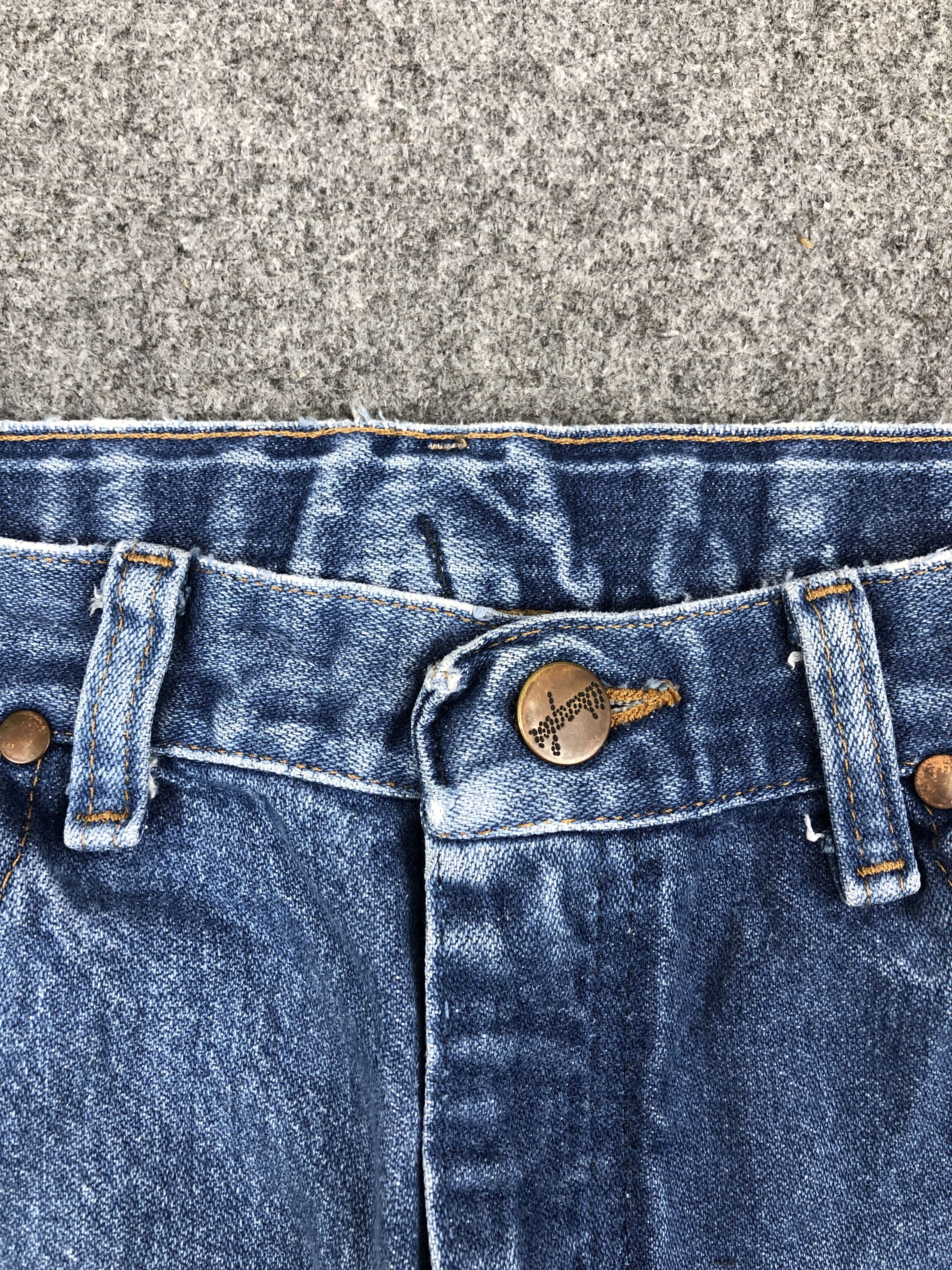 Vintage Vintage Wrangler Blue Denim Jeans DP1680 Size US 28 / EU 44 - 9 Thumbnail