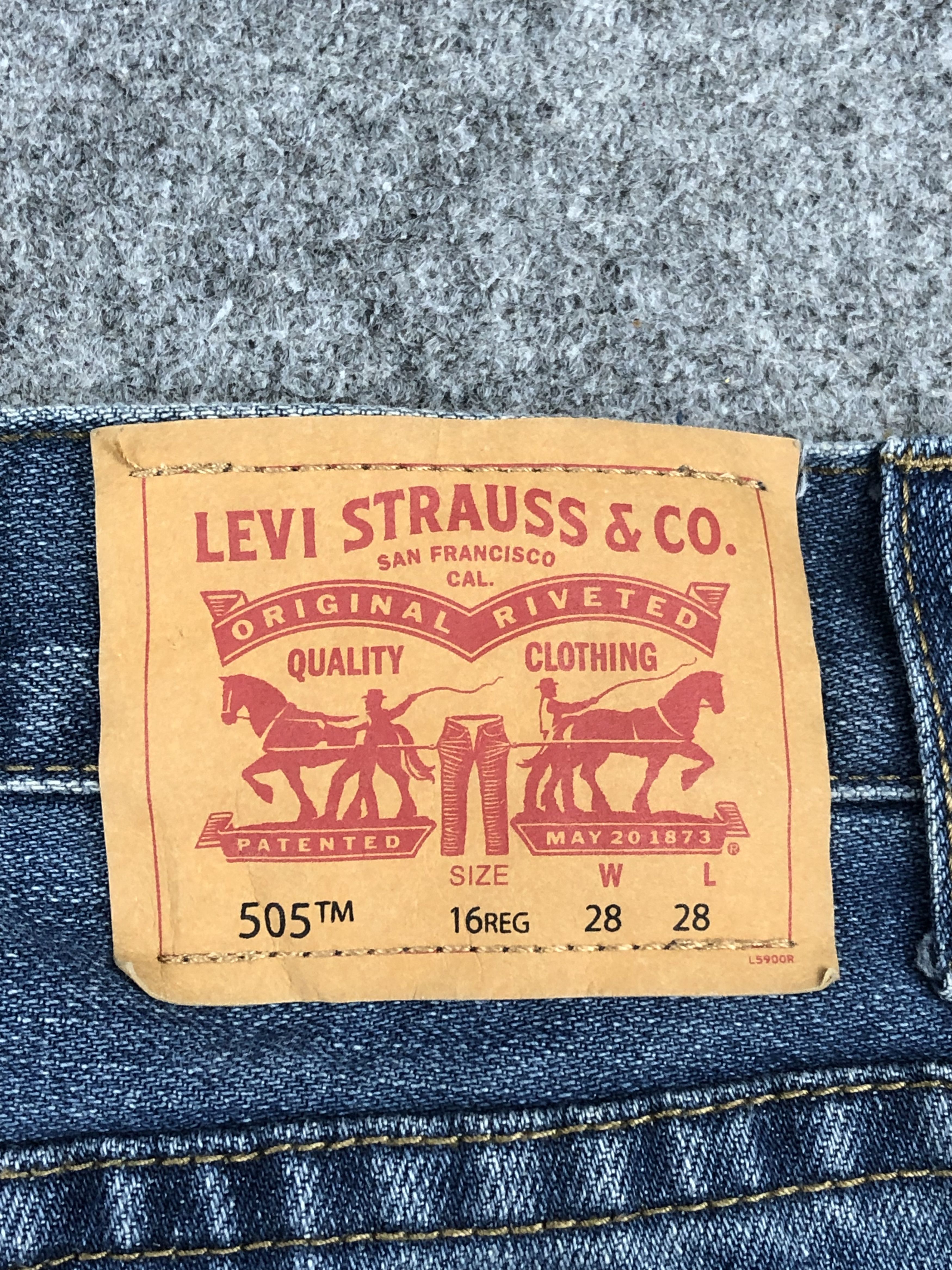 Levi's Vintage Levis 505 Blue Denim Jeans DP1683 Size US 29 - 5 Thumbnail