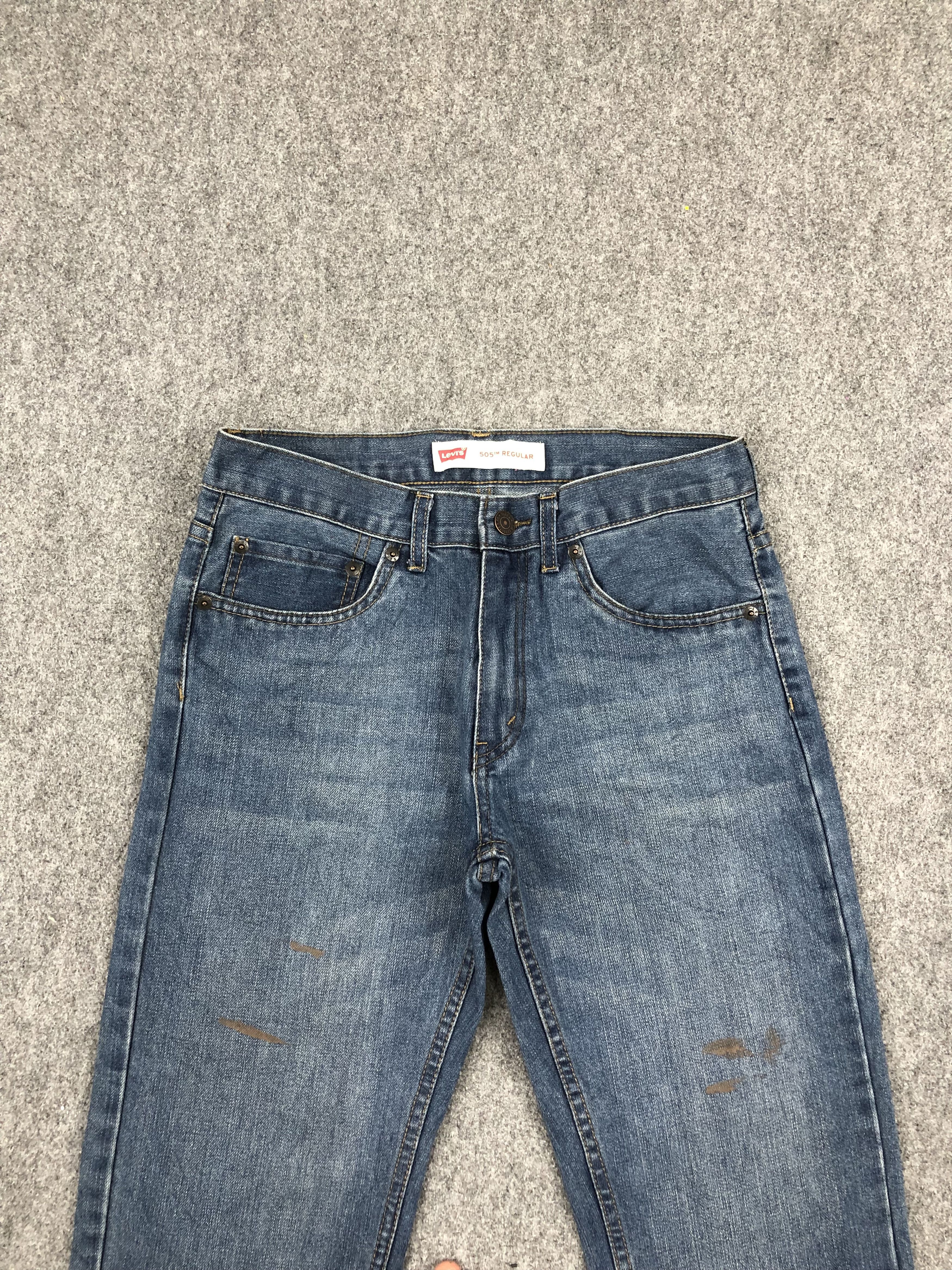Levi's Vintage Levis 505 Blue Denim Jeans DP1683 Size US 29 - 2 Thumbnail
