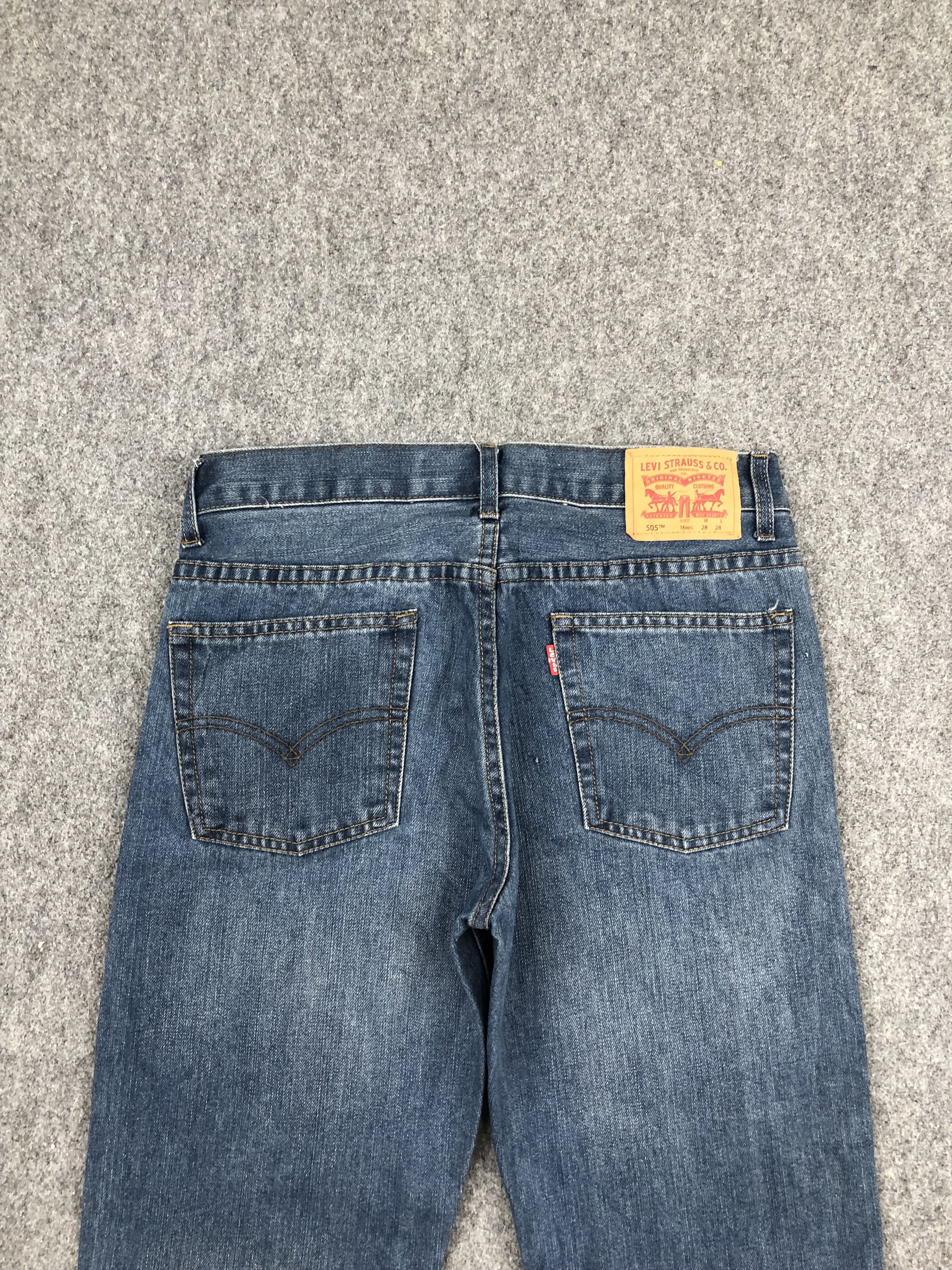 Levi's Vintage Levis 505 Blue Denim Jeans DP1683 Size US 29 - 4 Thumbnail