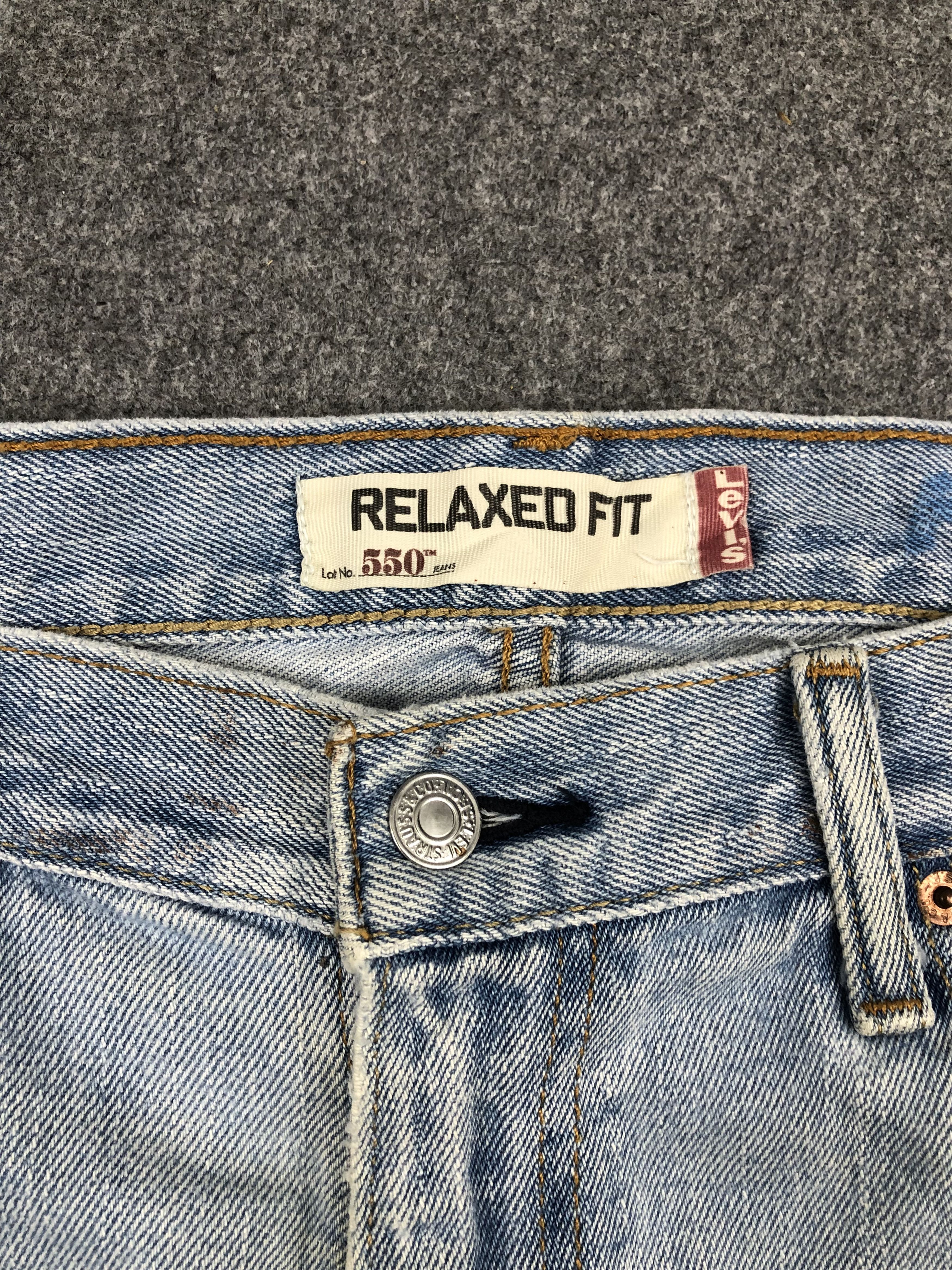 Levi's Vintage Levis 550 Light Wash Jeans DP1684 Size US 36 / EU 52 - 7 Thumbnail