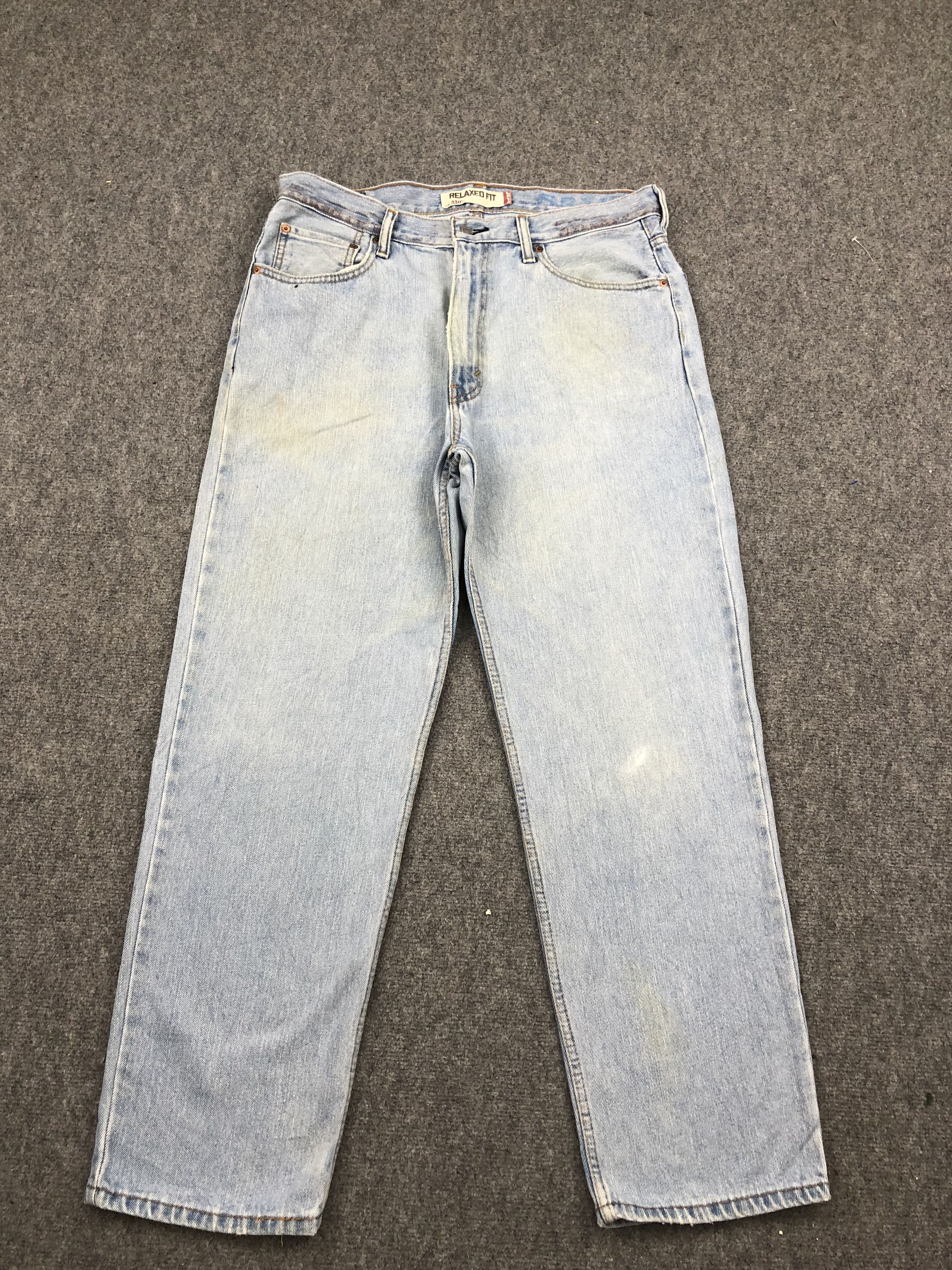 Levi's Vintage Levis 550 Light Wash Jeans DP1684 Size US 36 / EU 52 - 1 Thumbnail