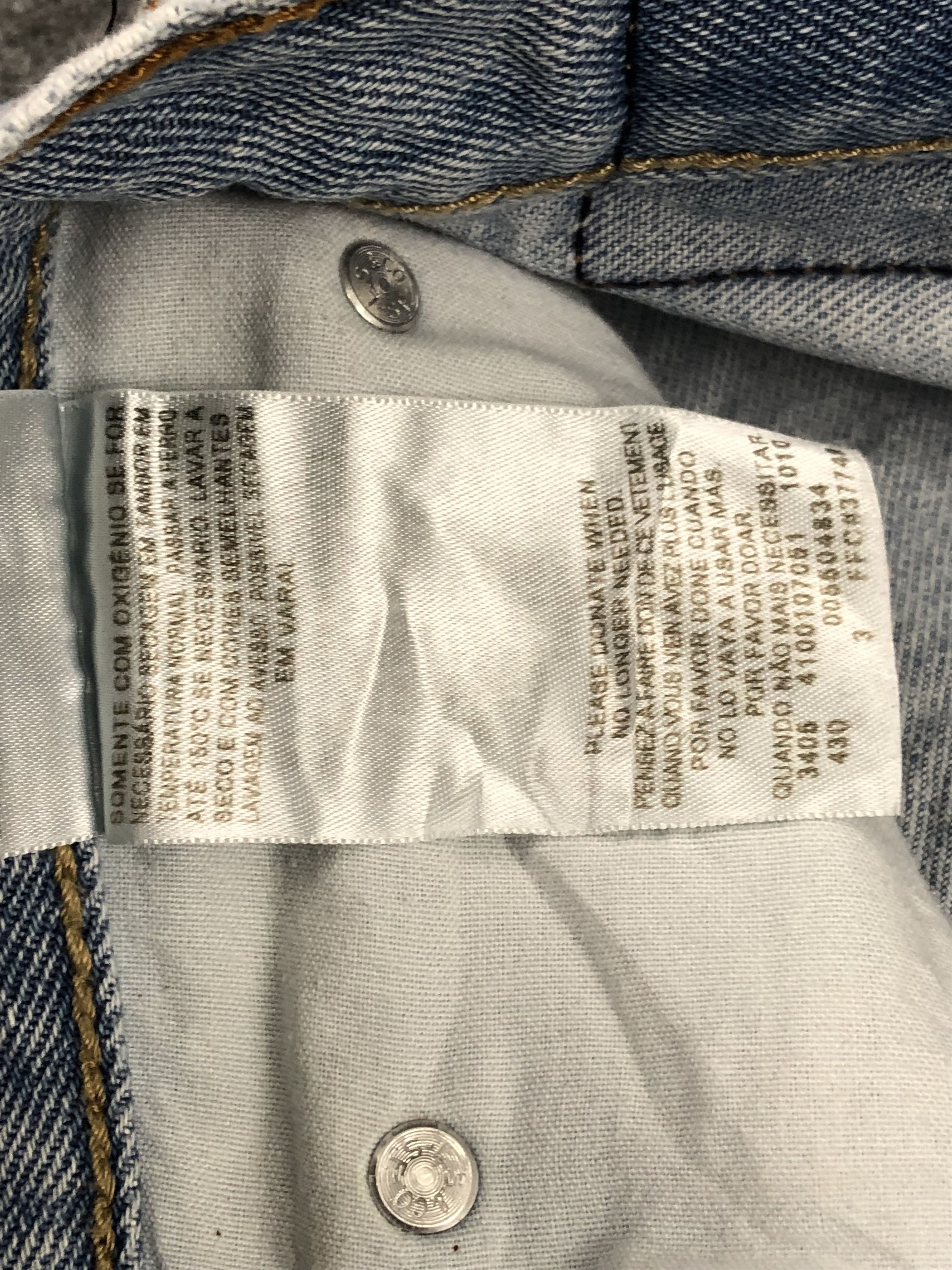 Levi's Vintage Levis 550 Light Wash Jeans DP1684 Size US 36 / EU 52 - 12 Thumbnail