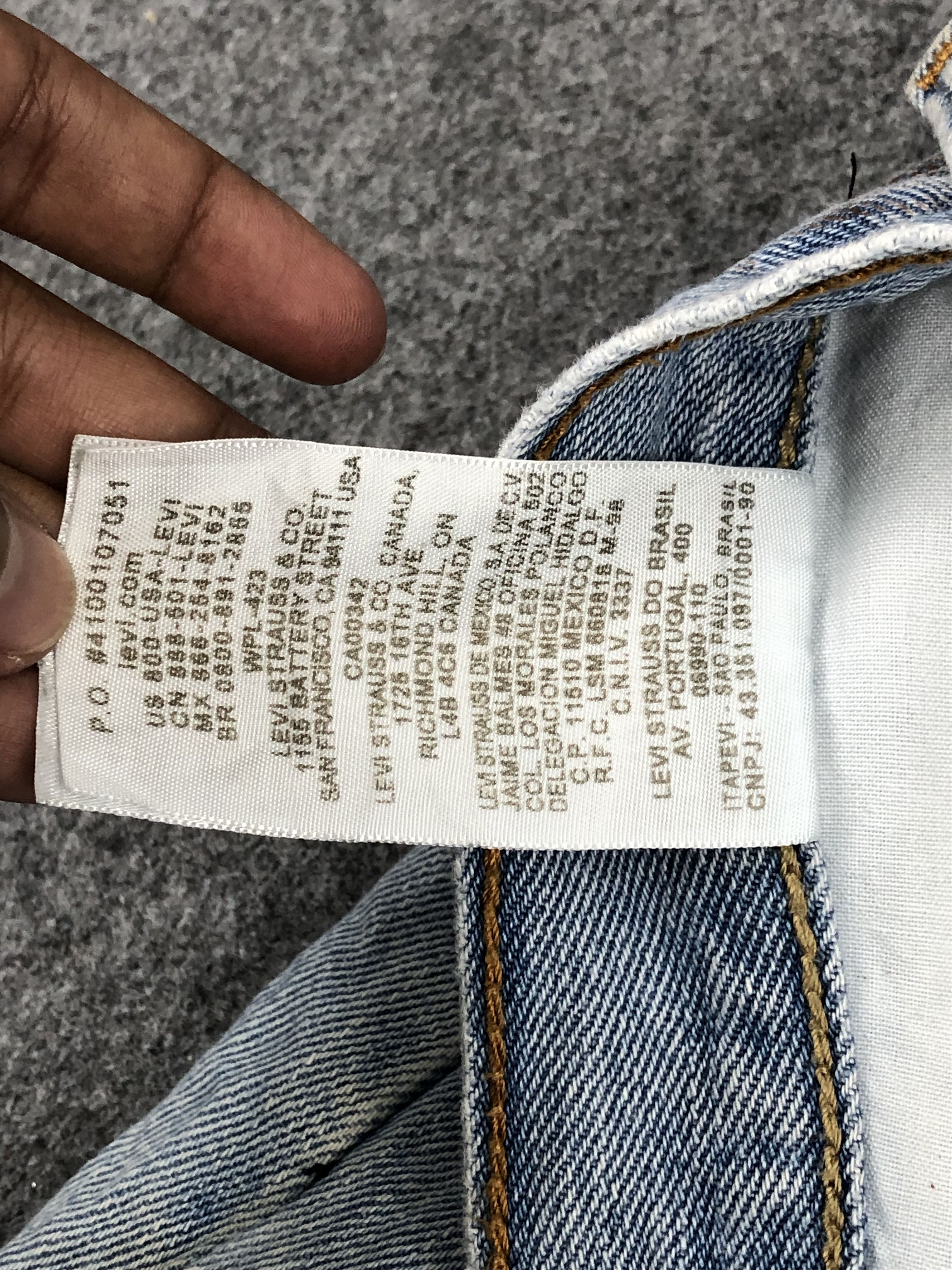 Levi's Vintage Levis 550 Light Wash Jeans DP1684 Size US 36 / EU 52 - 14 Thumbnail