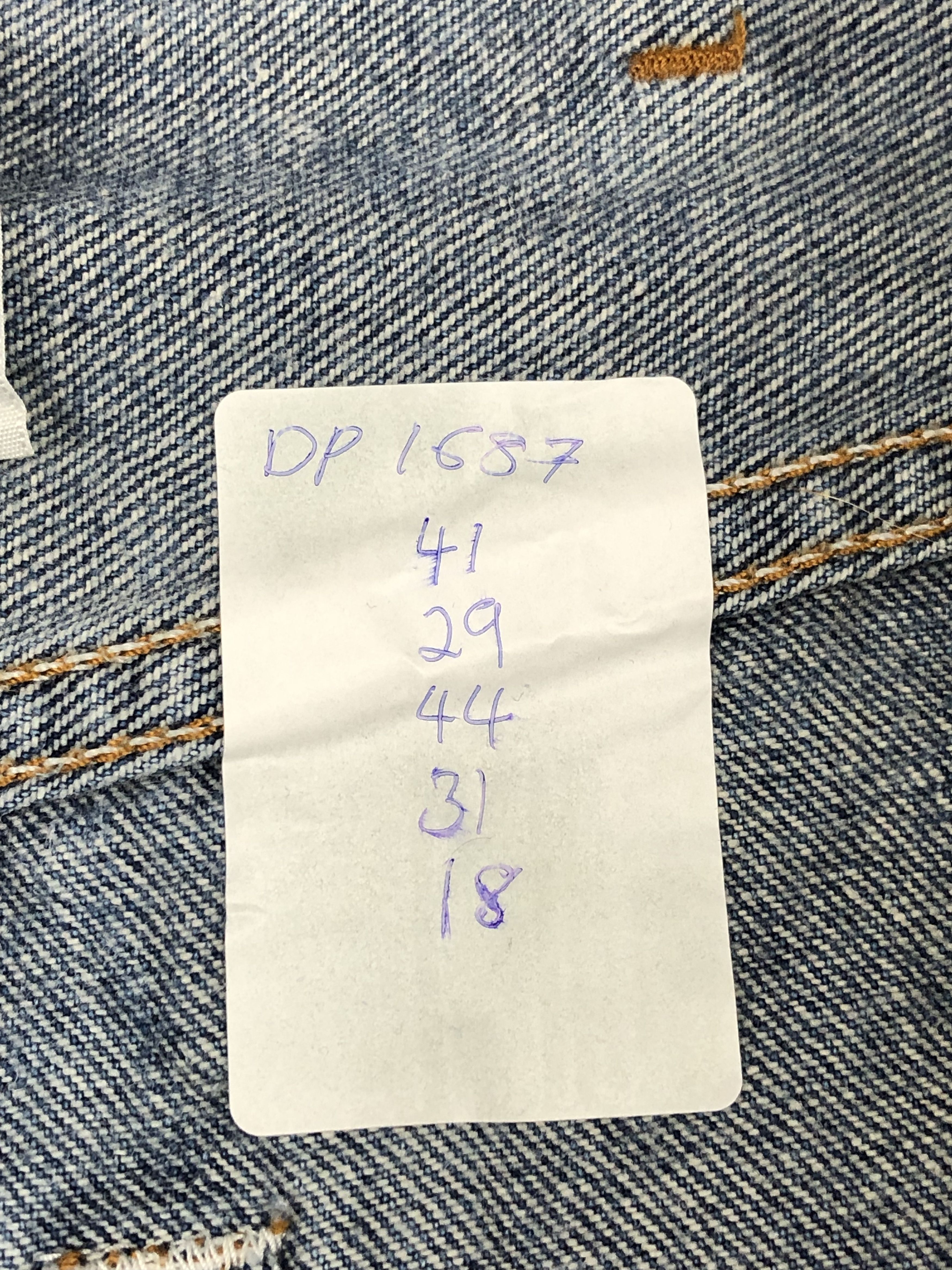 Levi's Vintage Levis 550 Denim DP1687 Size US 41 - 9 Thumbnail