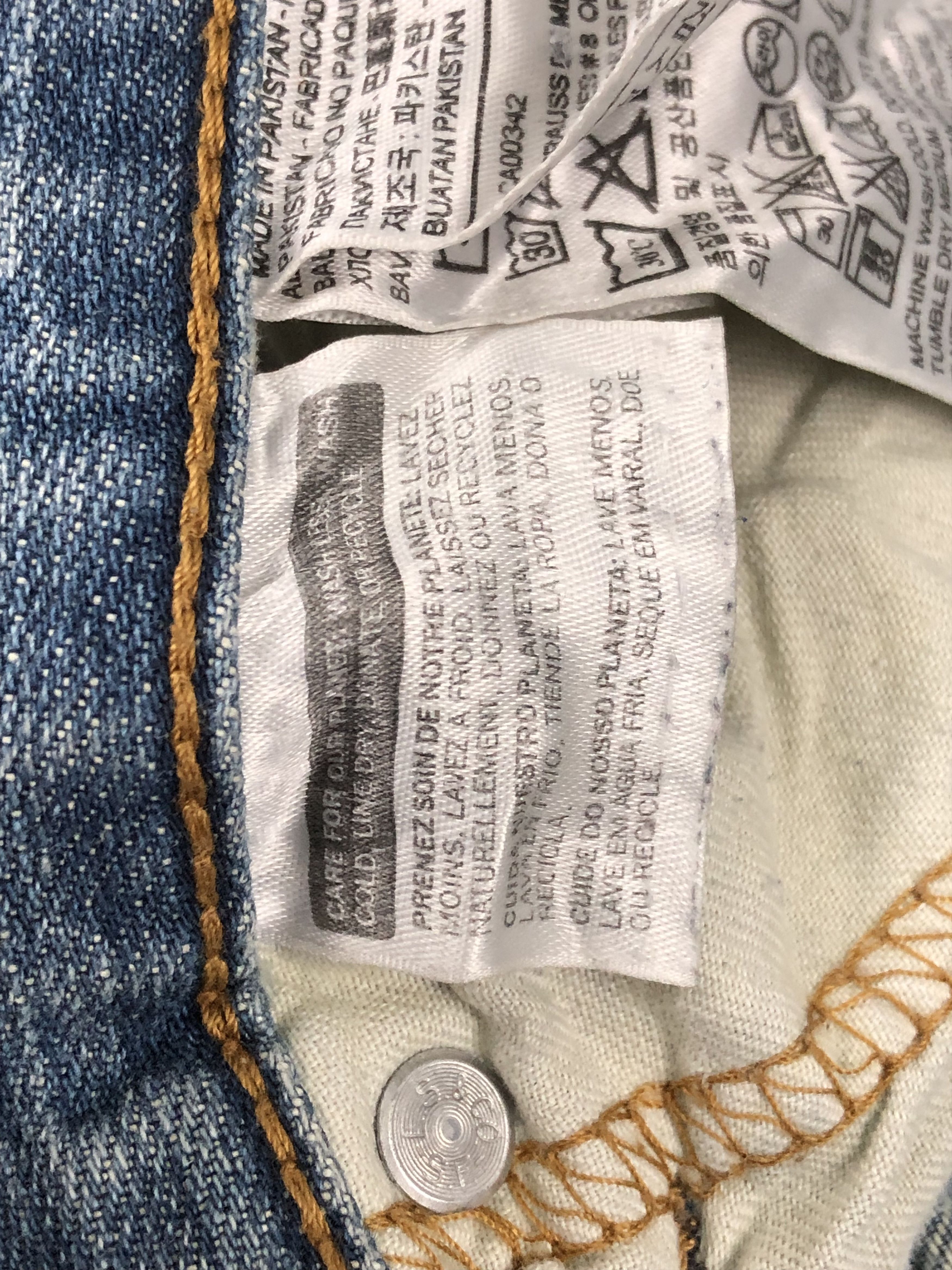 Levi's Vintage Levis 559 Faded Blue Jeans DP1688 Size US 44 / EU 60 - 7 Thumbnail
