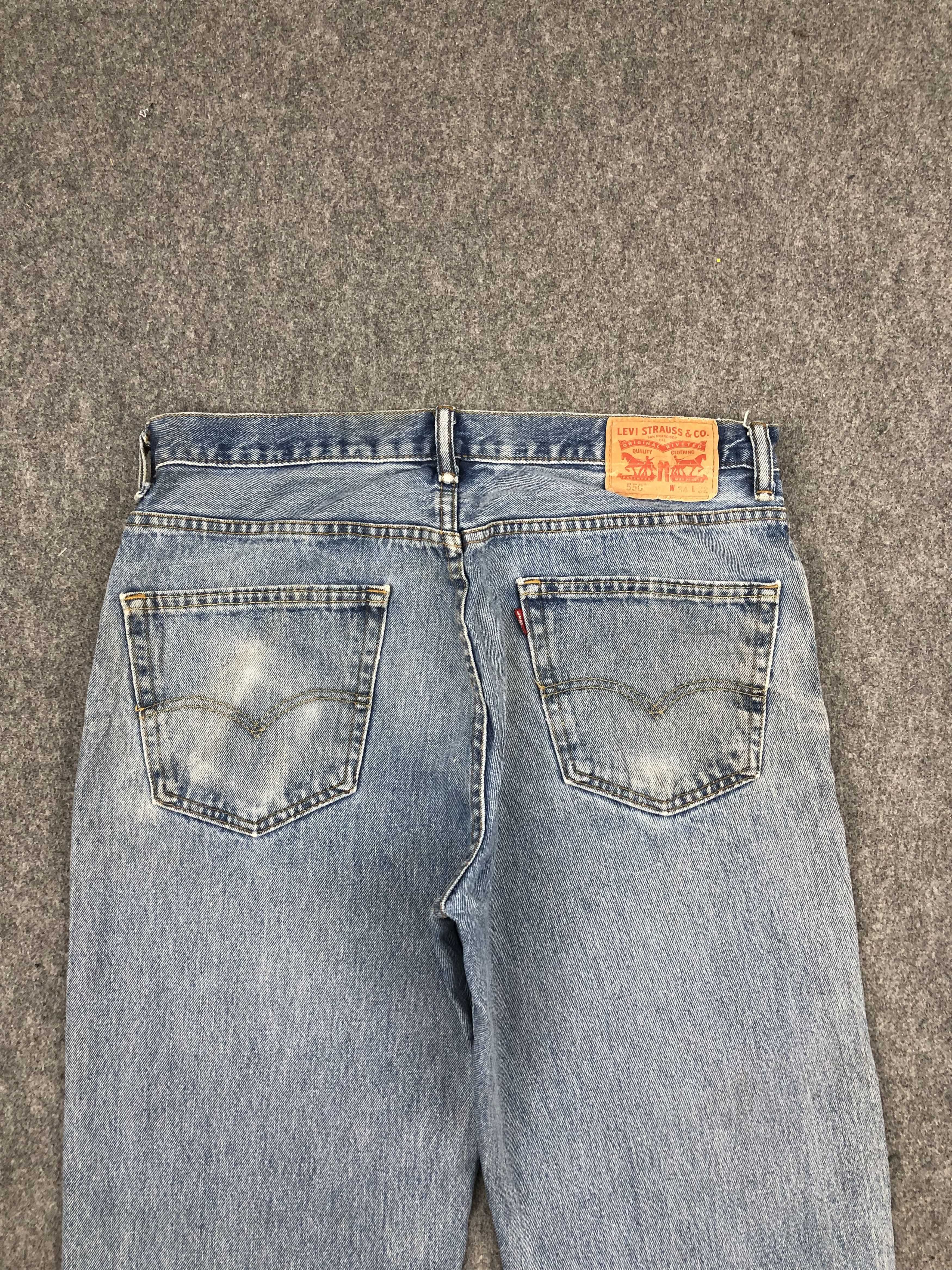 Levi's Vintage Levis 550 Light Wash Jeans DP1679 Size US 35 - 4 Thumbnail