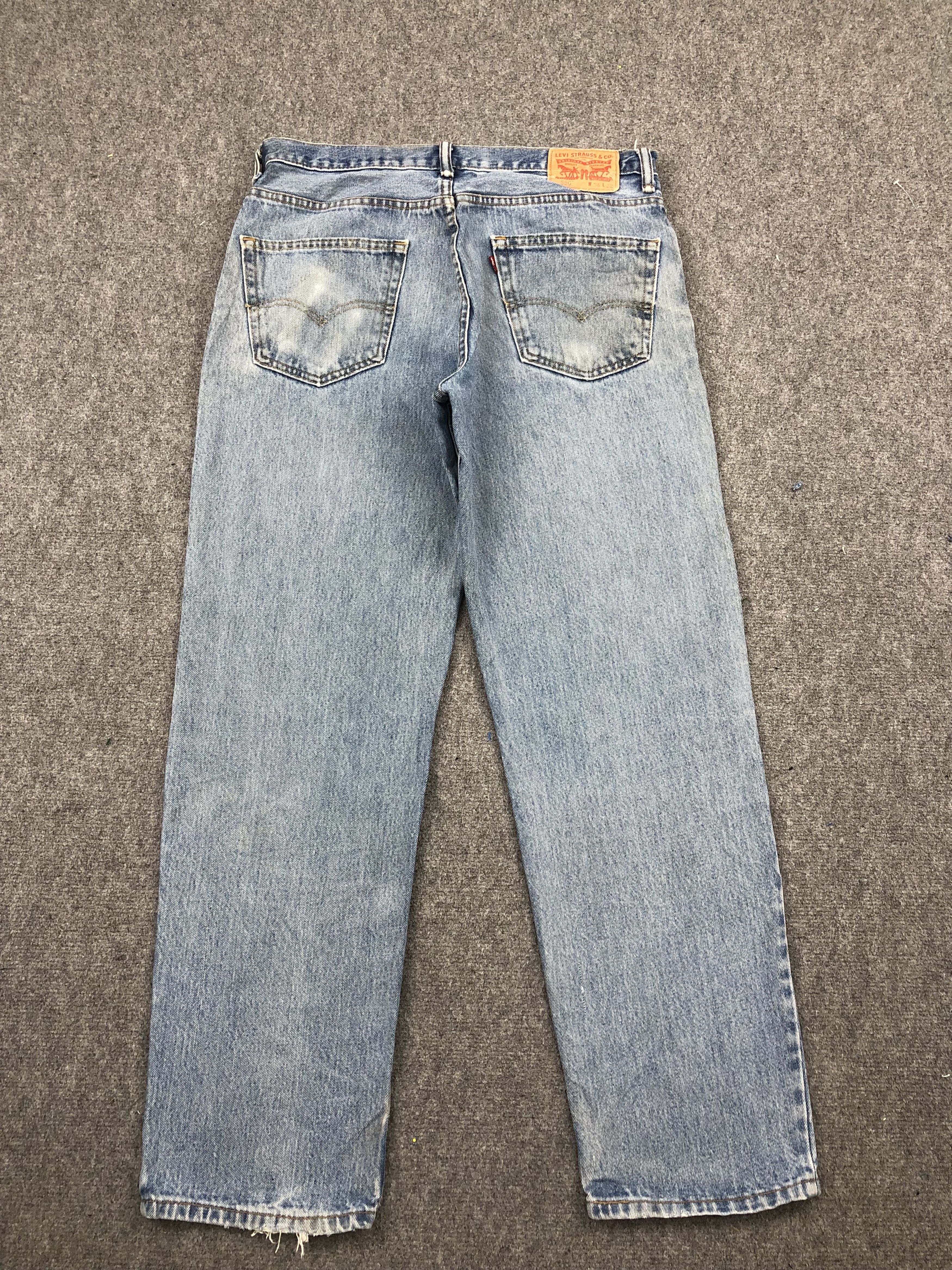 Levi's Vintage Levis 550 Light Wash Jeans DP1679 Size US 35 - 3 Thumbnail