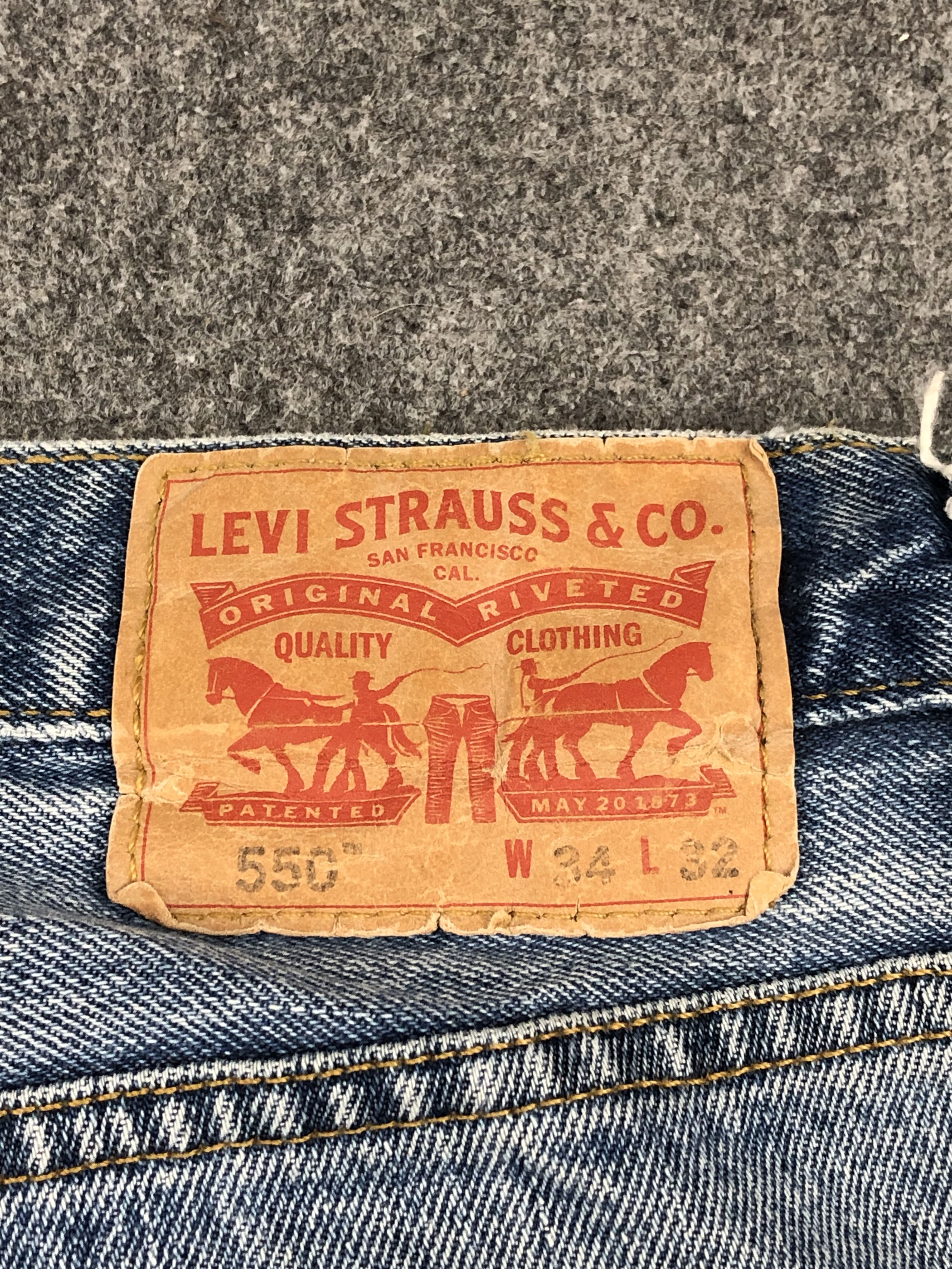 Levi's Vintage Levis 550 Light Wash Jeans DP1679 Size US 35 - 5 Thumbnail