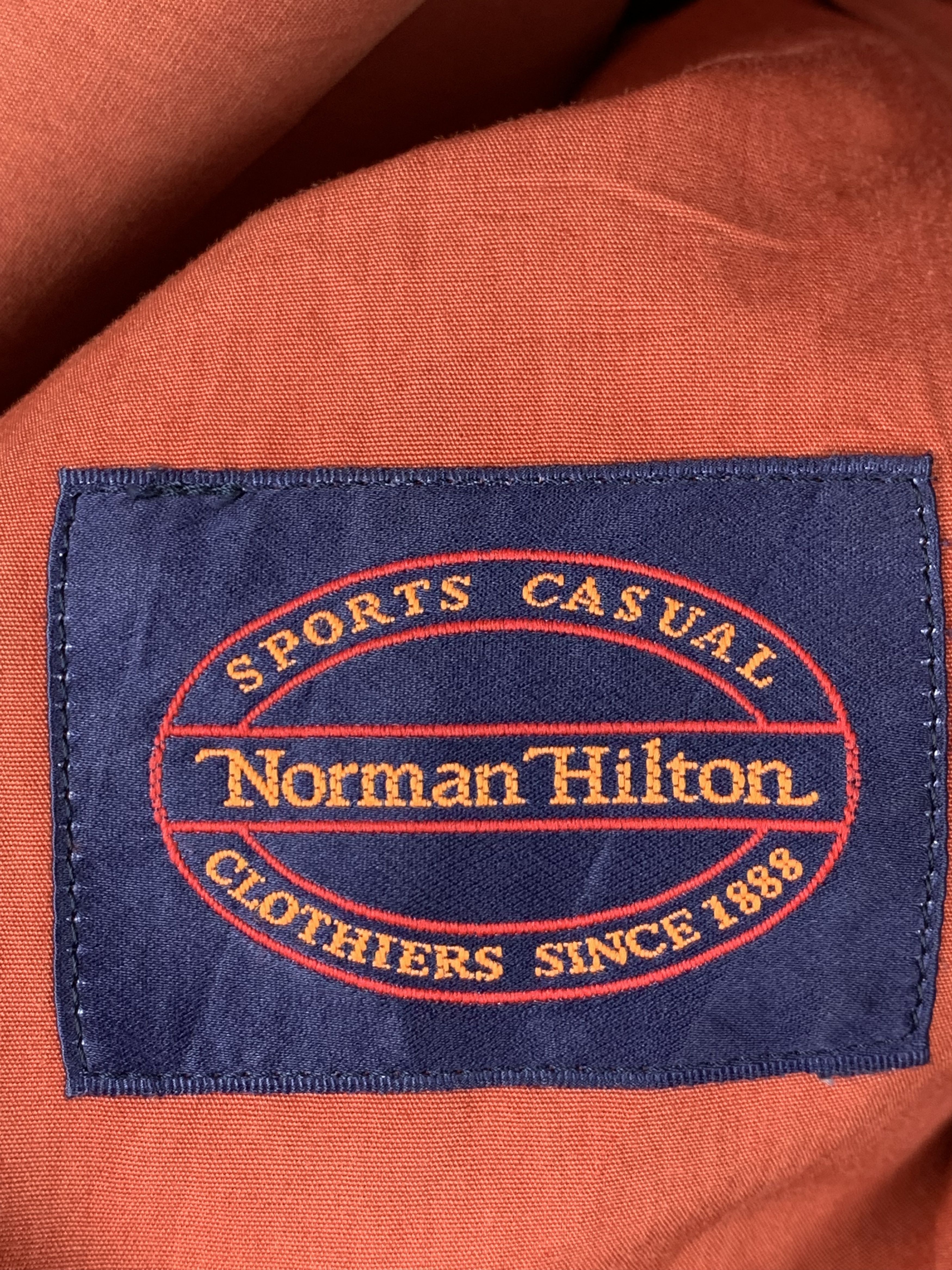 Vintage Vintage 90s Norman Hilton Hoodie Button Up Jacket J1155 Size US L / EU 52-54 / 3 - 8 Thumbnail