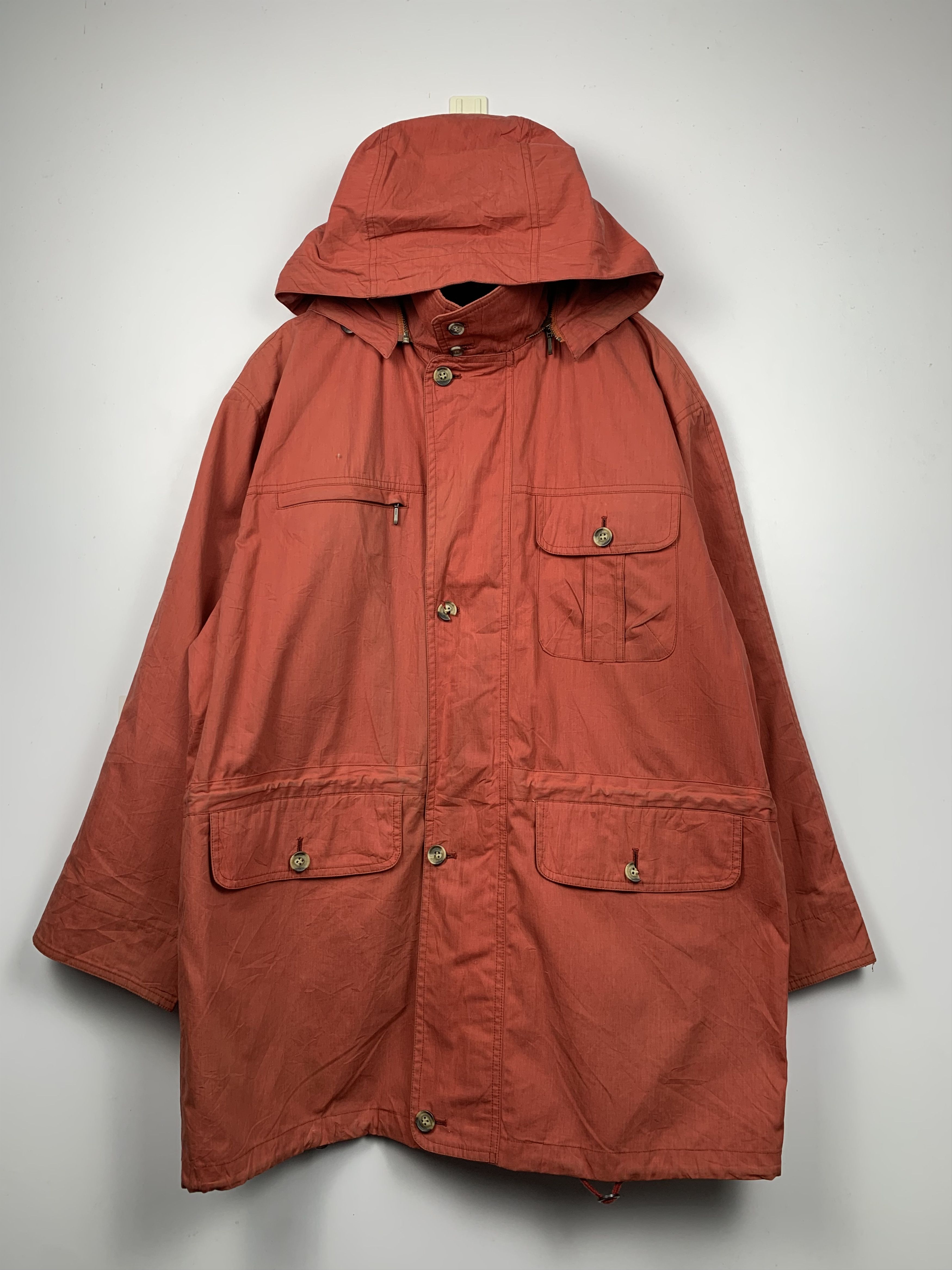 Vintage Vintage 90s Norman Hilton Hoodie Button Up Jacket J1155 Size US L / EU 52-54 / 3 - 1 Thumbnail