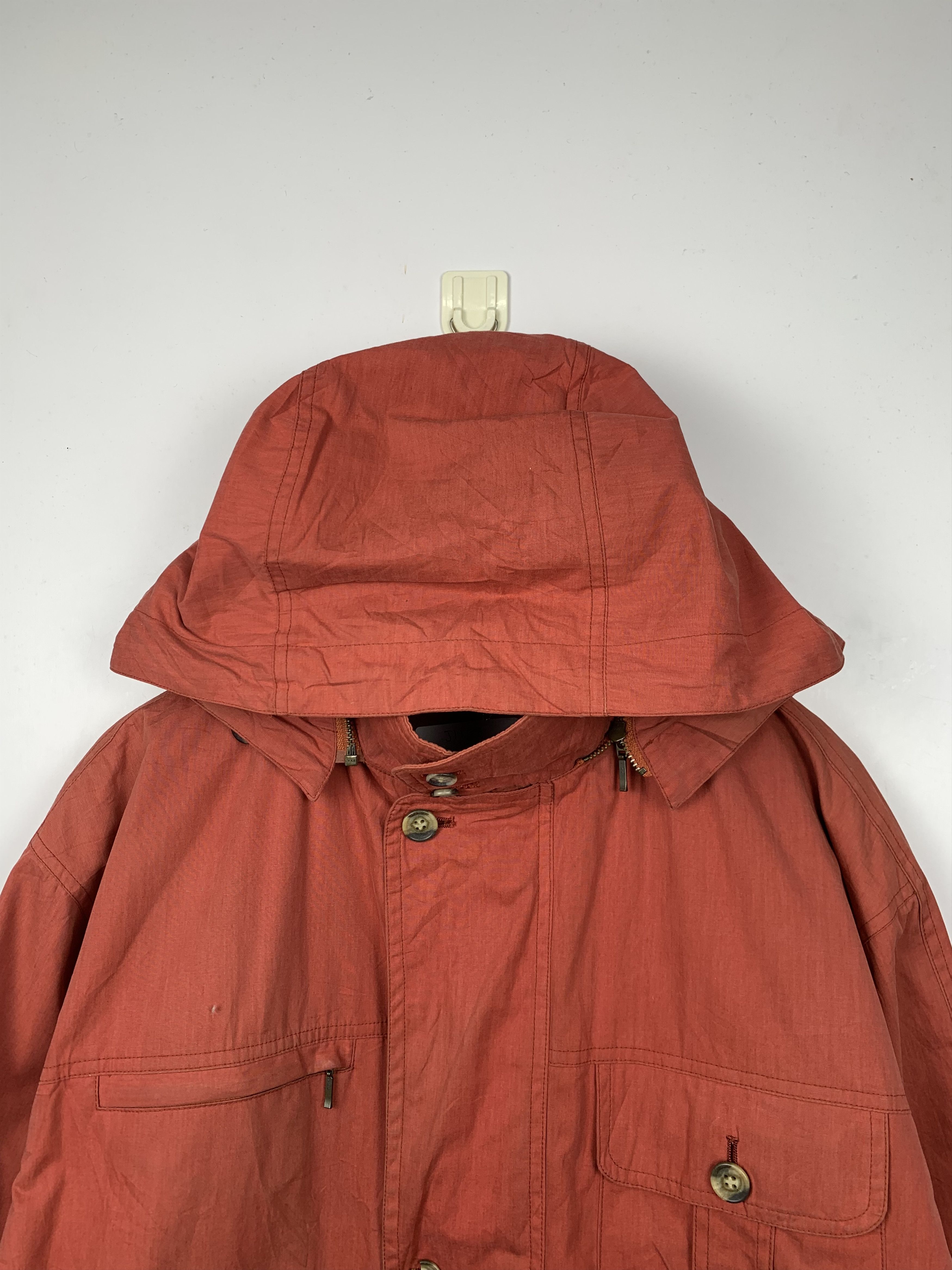 Vintage Vintage 90s Norman Hilton Hoodie Button Up Jacket J1155 Size US L / EU 52-54 / 3 - 2 Thumbnail