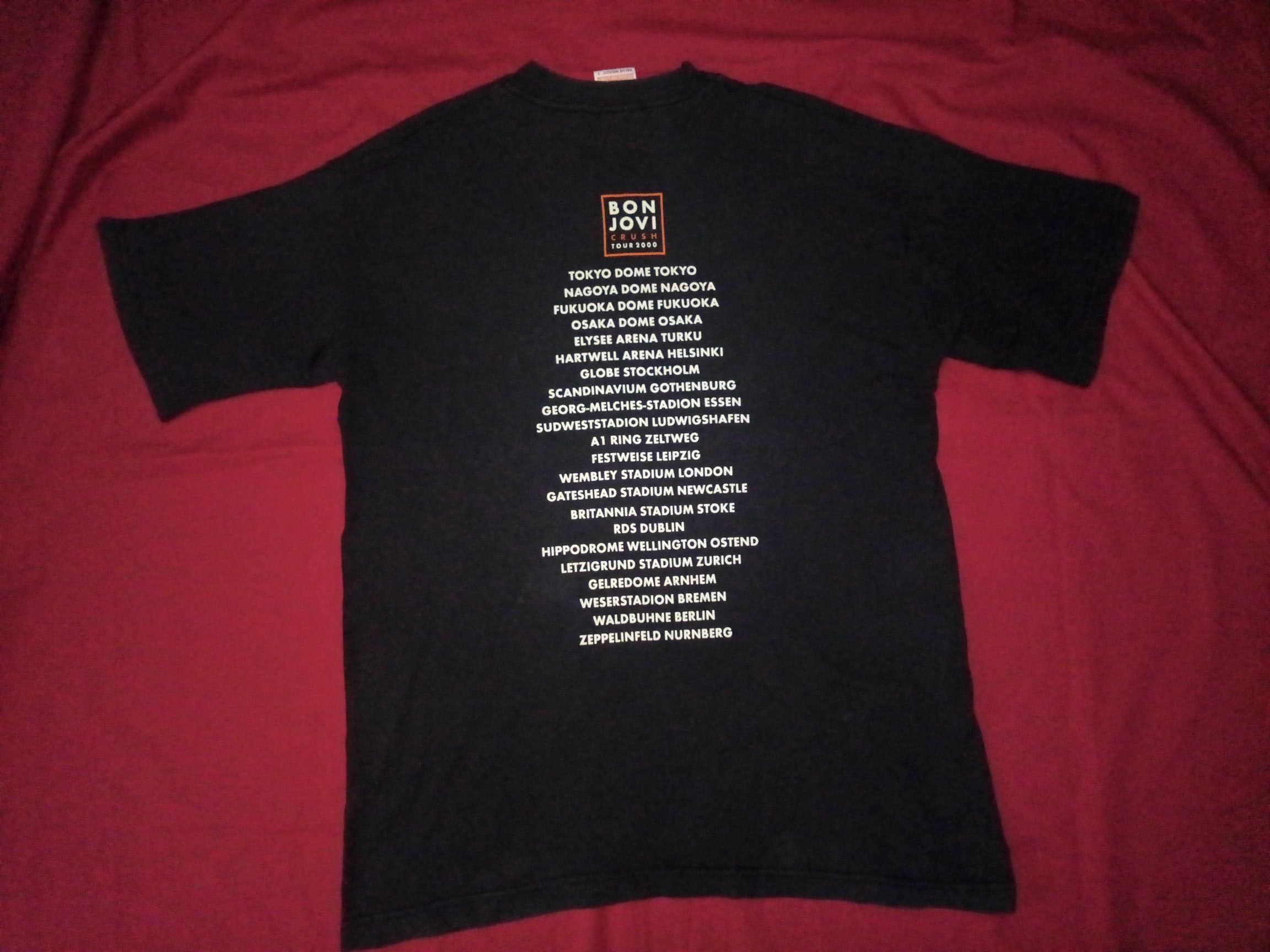 Bon Jovi × Other × Vintage Vintage Y2K 2000 Bon Jovi Crush shirt concert rock band tour Size US M / EU 48-50 / 2 - 4 Thumbnail