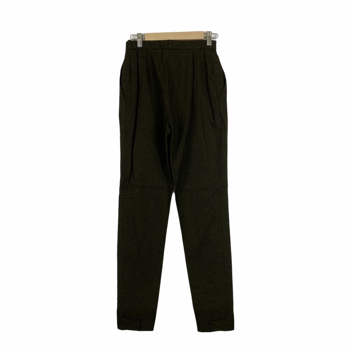Celine CELINE Paris Fashion Designer Wool Trouser Casual Pants Size US 26 / EU 42 - 2 Thumbnail