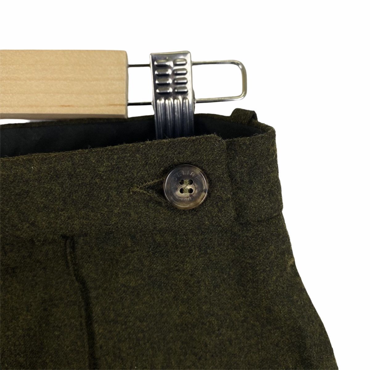 Celine CELINE Paris Fashion Designer Wool Trouser Casual Pants Size US 26 / EU 42 - 10 Thumbnail