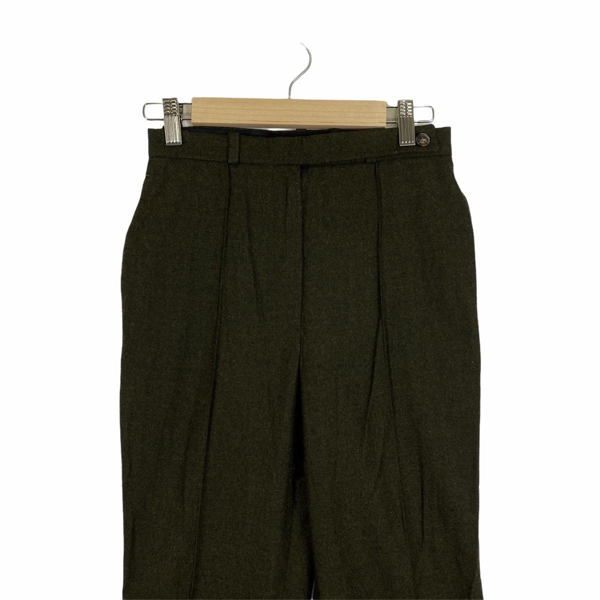 Celine CELINE Paris Fashion Designer Wool Trouser Casual Pants Size US 26 / EU 42 - 4 Thumbnail