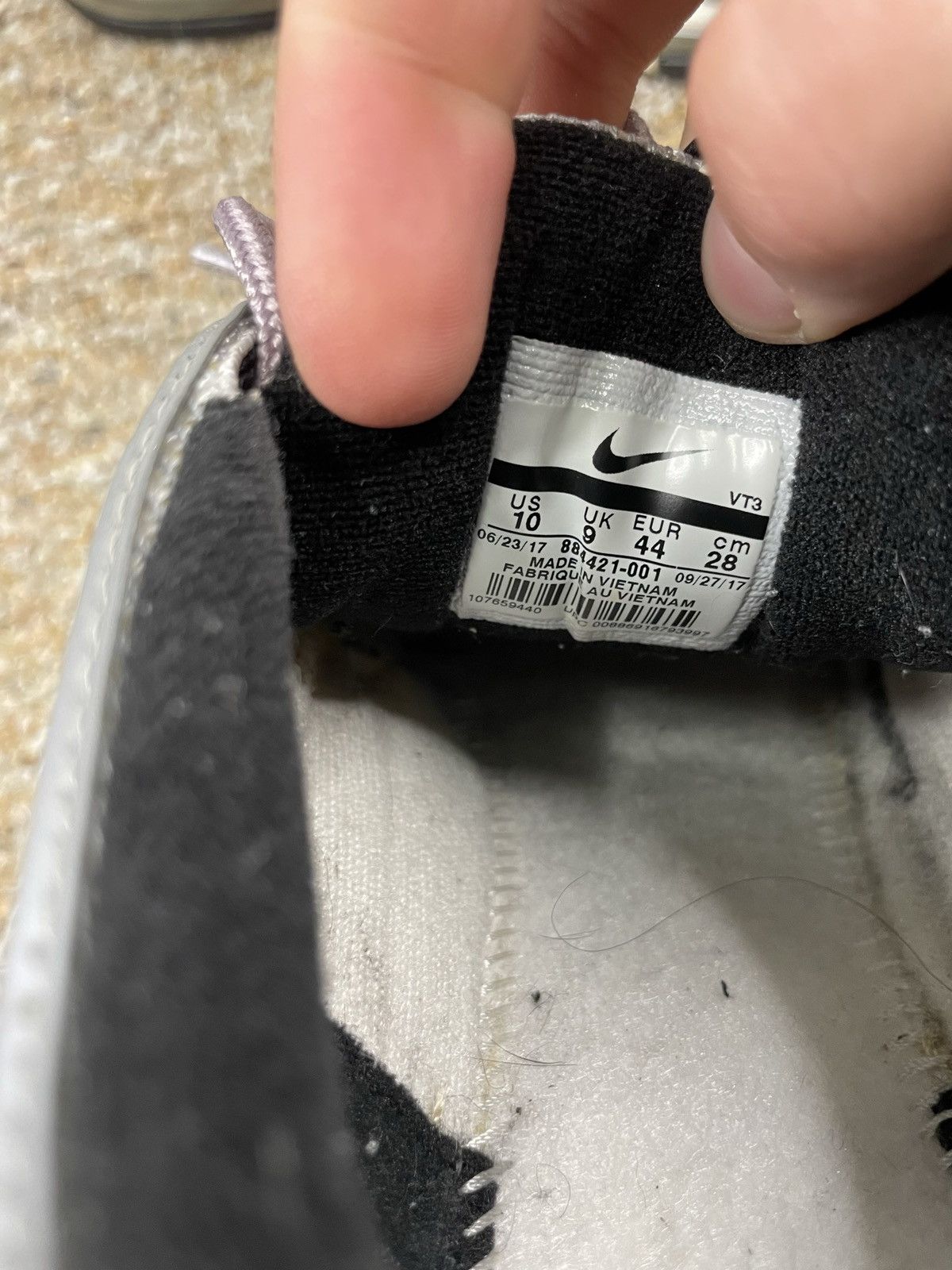 Nike Air Max 97 OG Qs Silver Bullet 2017 Size US 10 / EU 43 - 12 Thumbnail