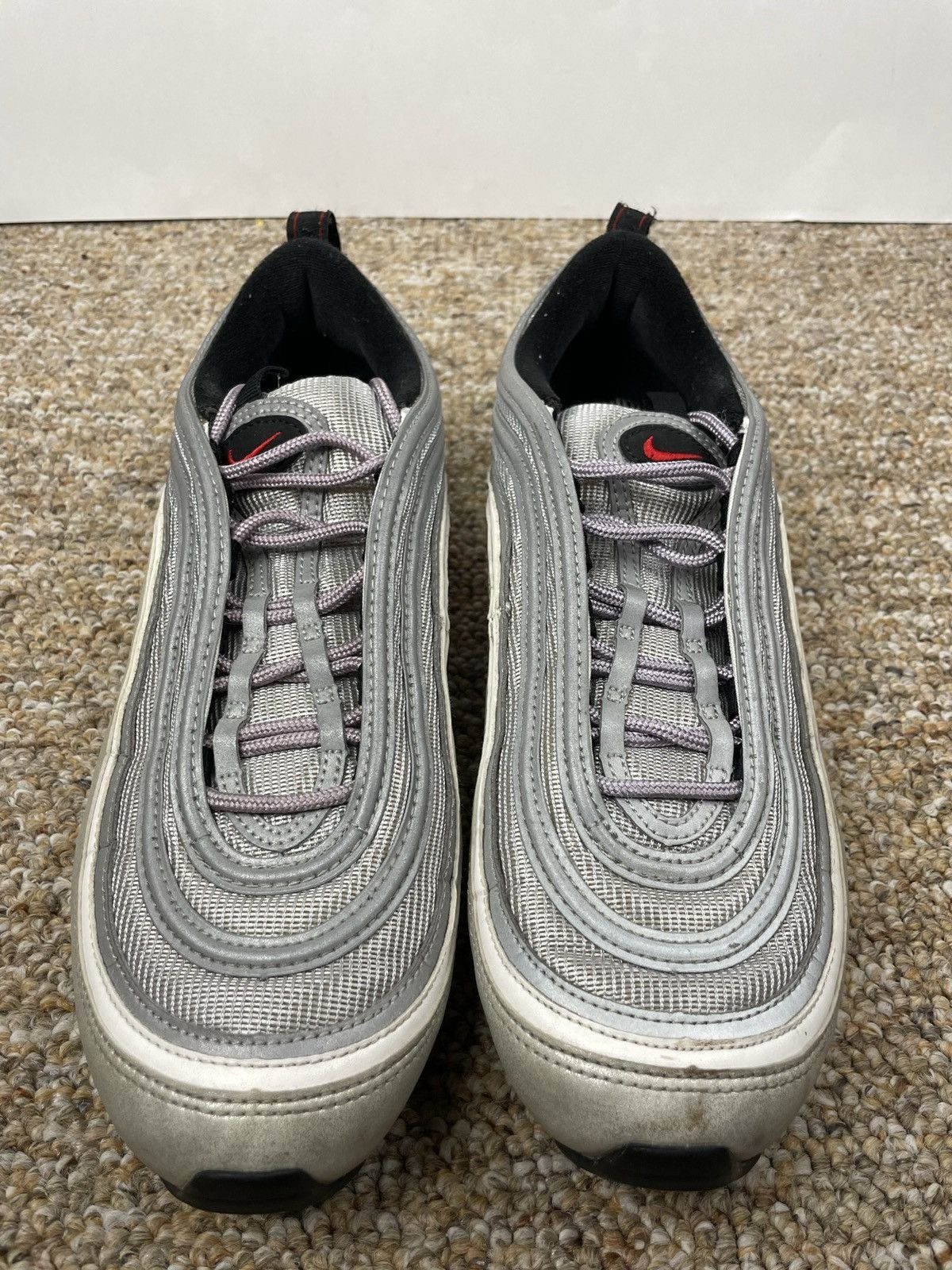 Nike Air Max 97 OG Qs Silver Bullet 2017 Size US 10 / EU 43 - 4 Thumbnail
