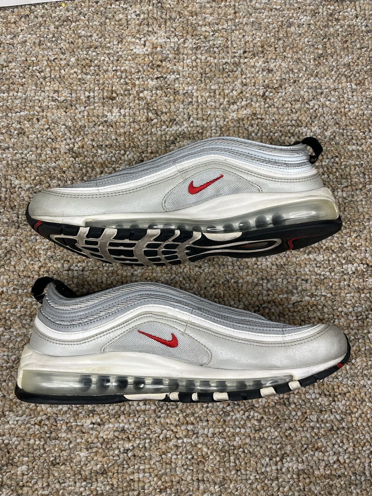 Nike Air Max 97 OG Qs Silver Bullet 2017 Size US 10 / EU 43 - 3 Thumbnail