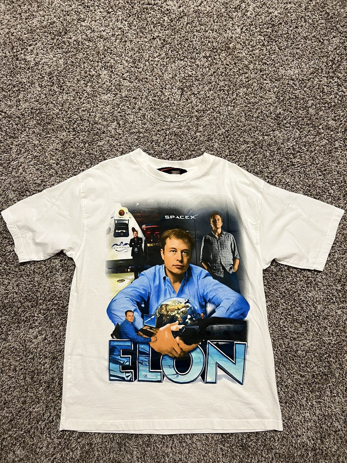 Marino Morwood MARINO MORWOOD ELON MUSK RAP TEE Size US XL / EU 56 / 4 - 1 Thumbnail